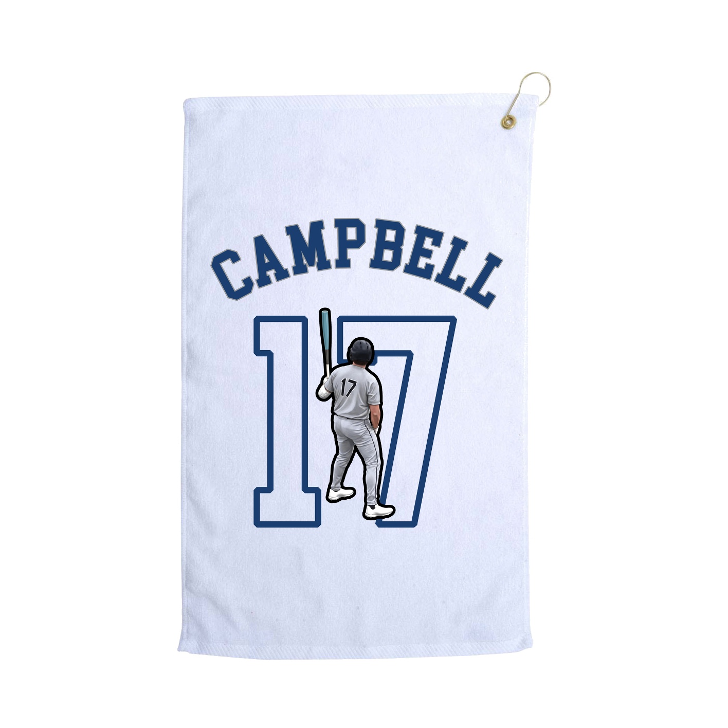 Golf Towel — Shirsey Arch in White