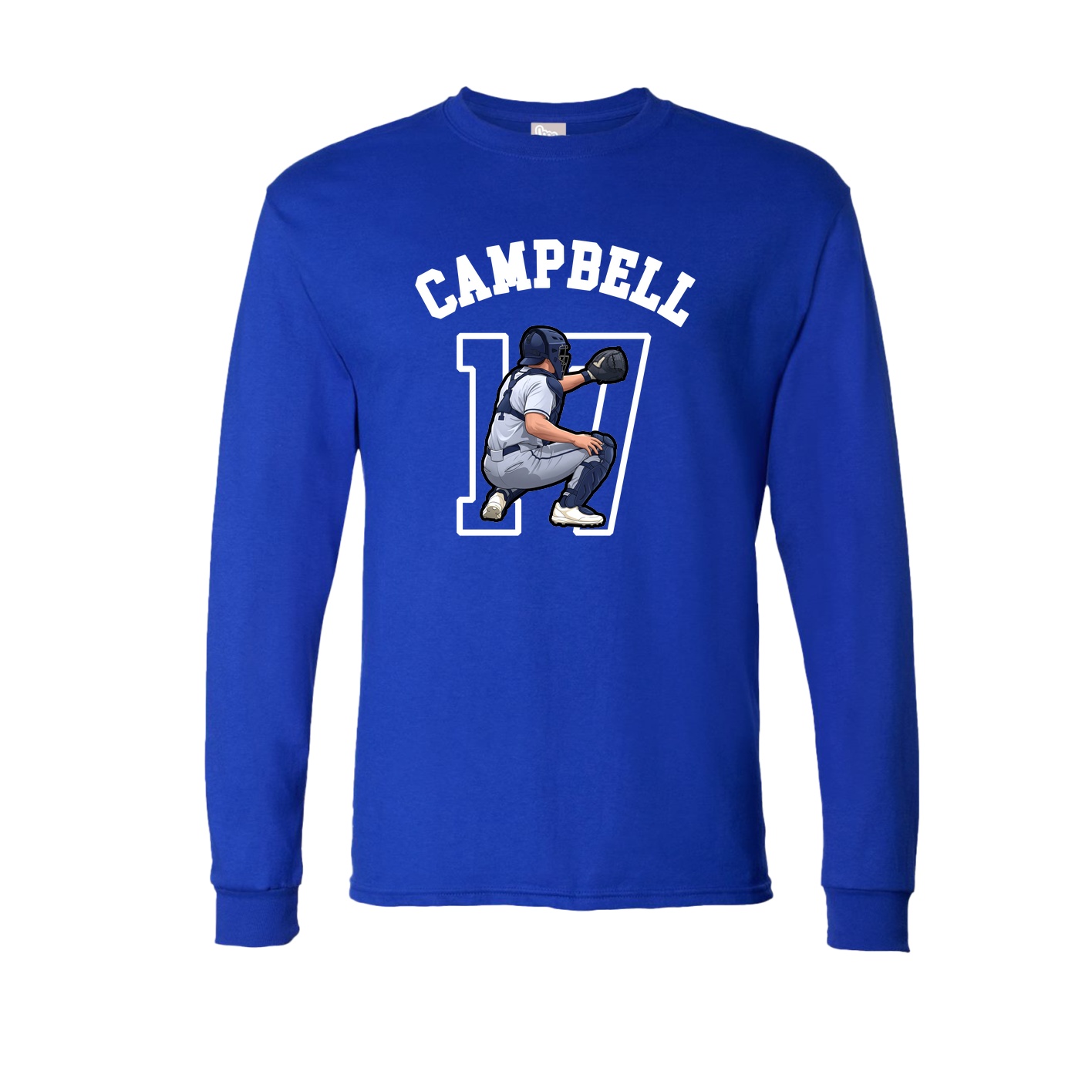 Long Sleeve Tee — Shirsey Arch in Royal