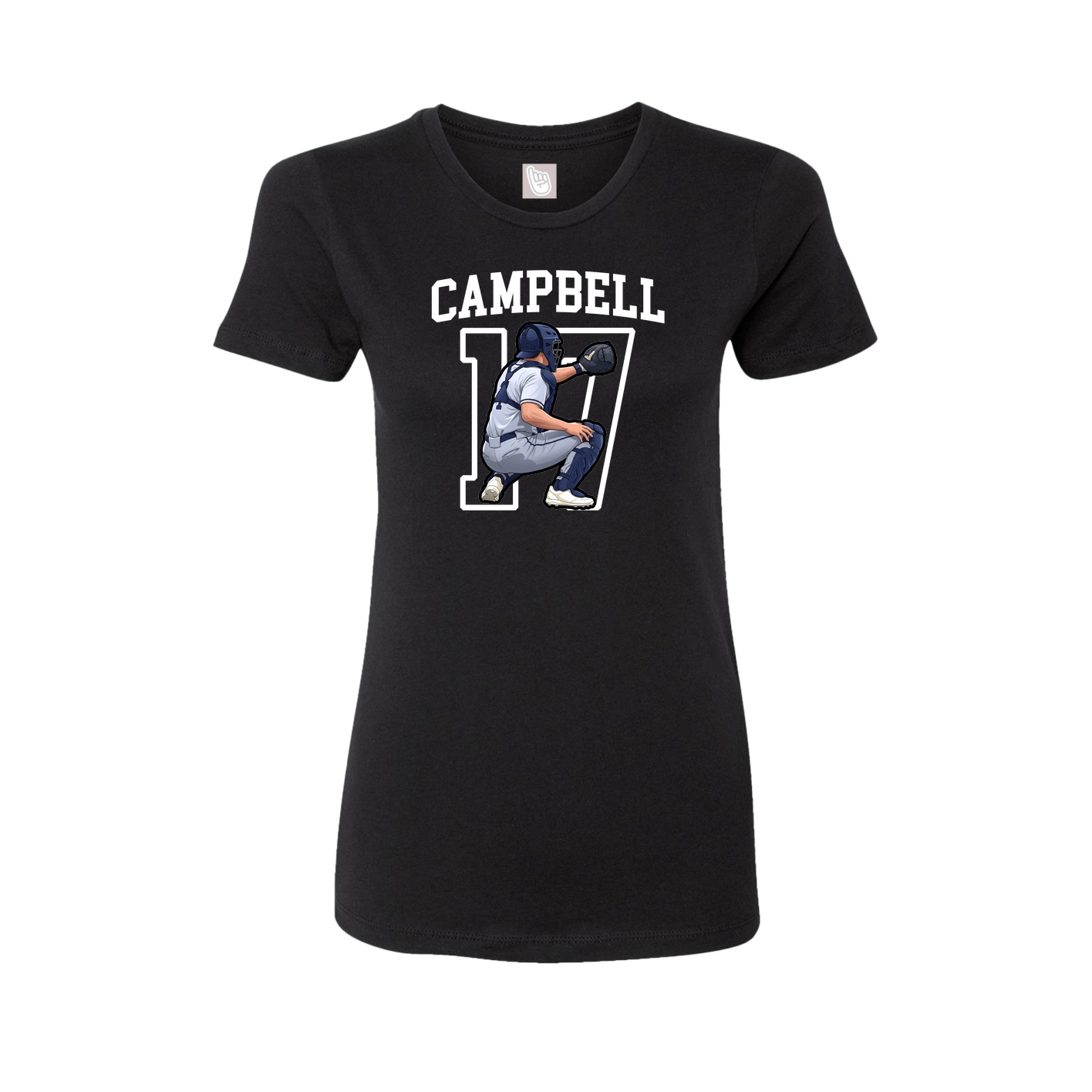 Fitted Women's Tee — Shirsey in Black