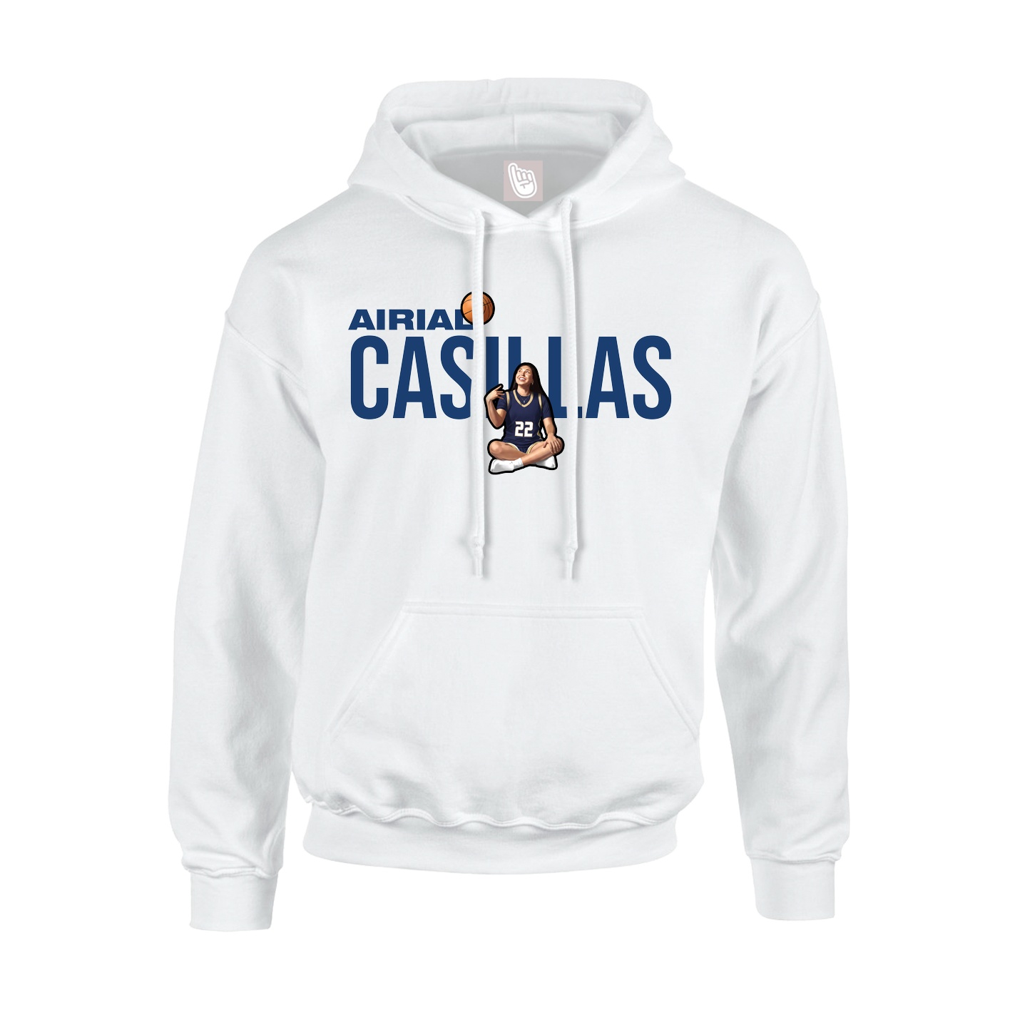 Hoodie — Player Name in White