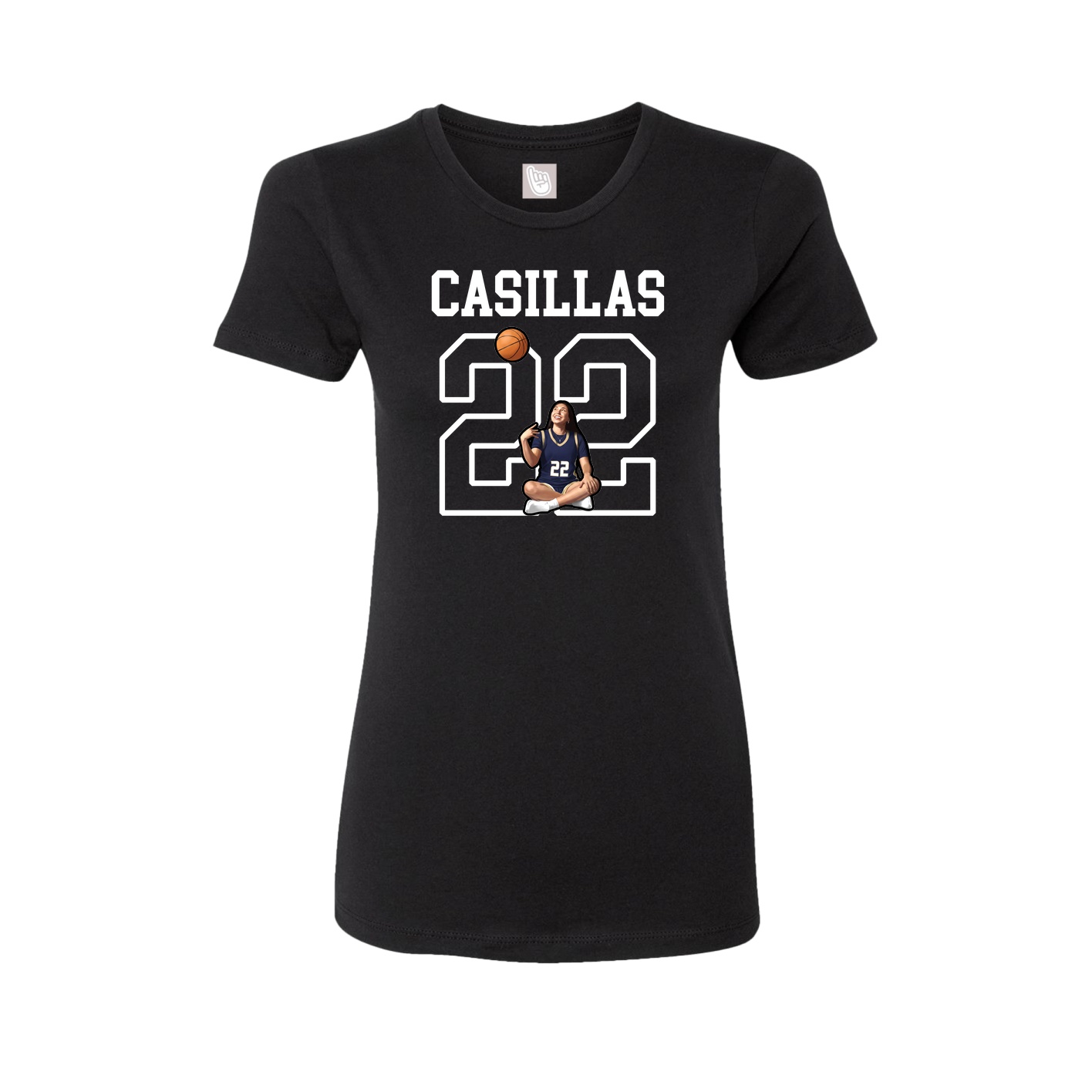 Fitted Women's Tee — Shirsey in Black