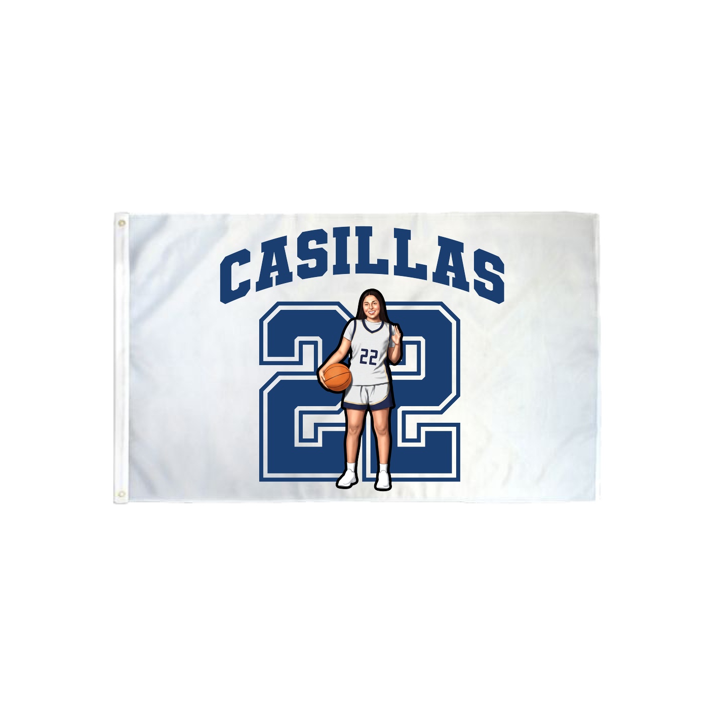 3x5 Flag — Number in Classic