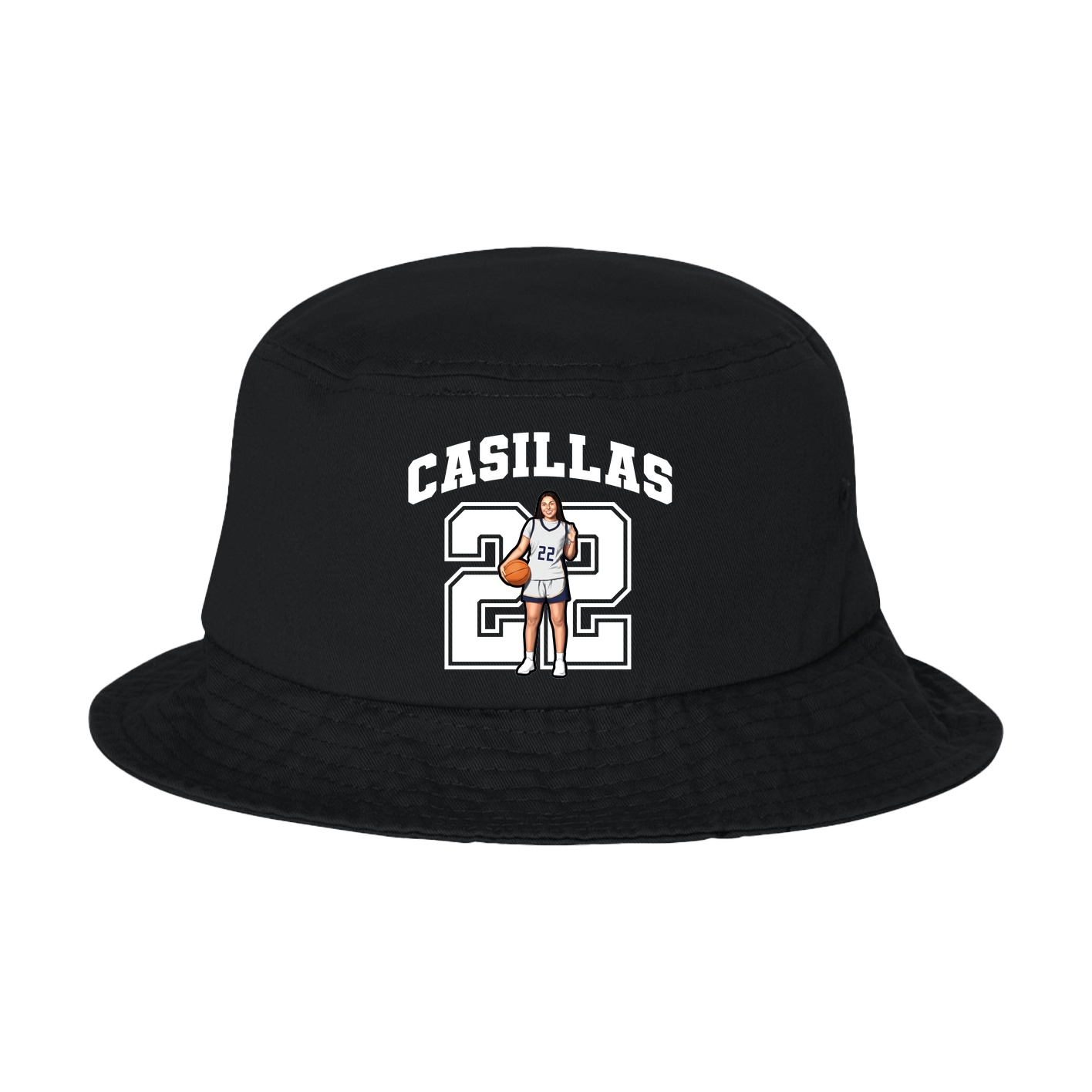 Bucket Cap — Number in Black