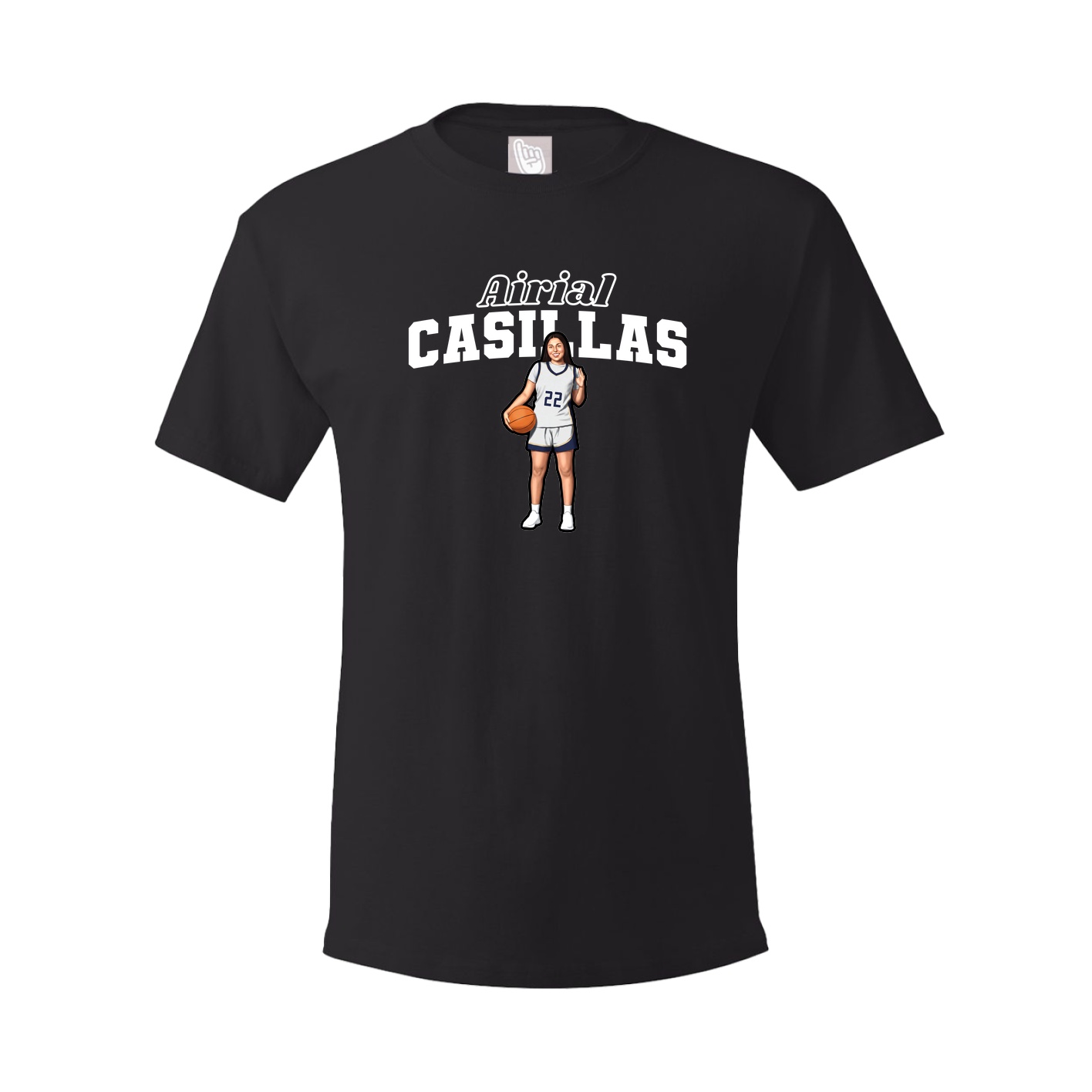 Youth Tee — Name Arch in Black