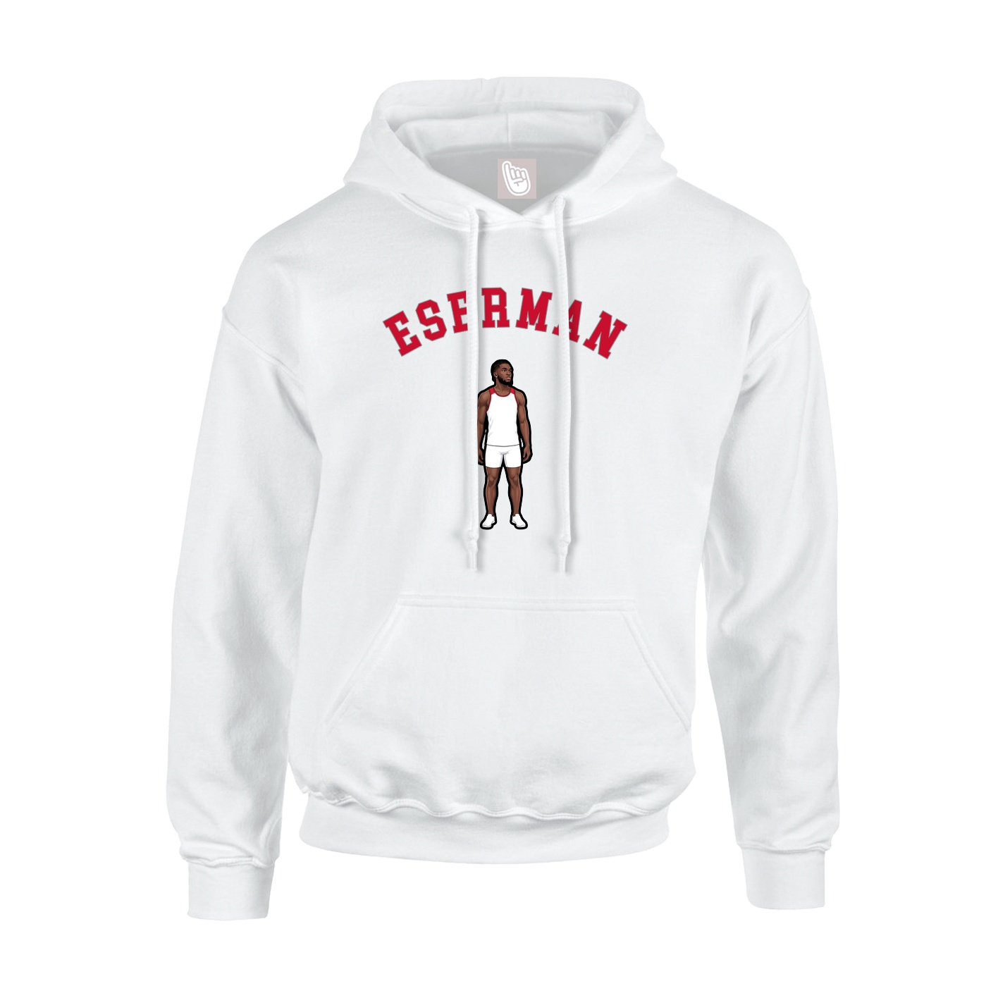 Hoodie — Shirsey Arch in White