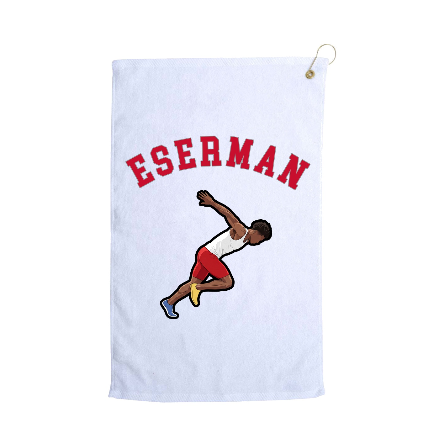 Golf Towel — Shirsey Arch in White