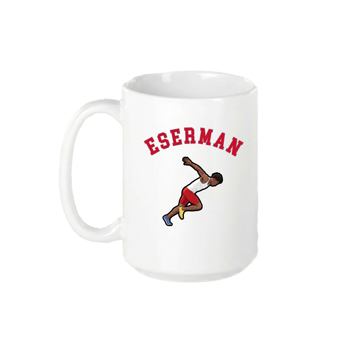 15oz Coffee Mug — Shirsey Arch in White