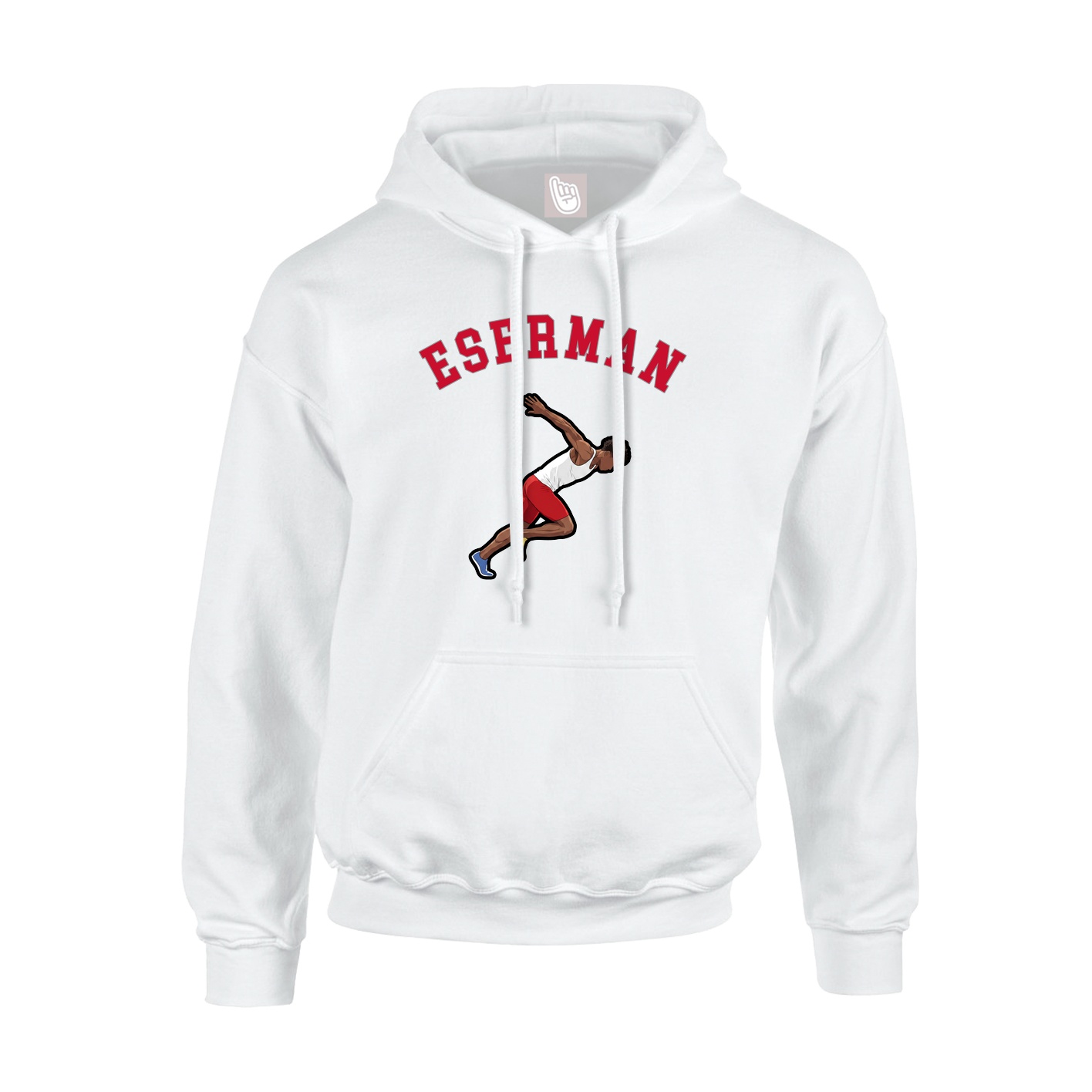 Youth Hoodie — Shirsey Arch in White