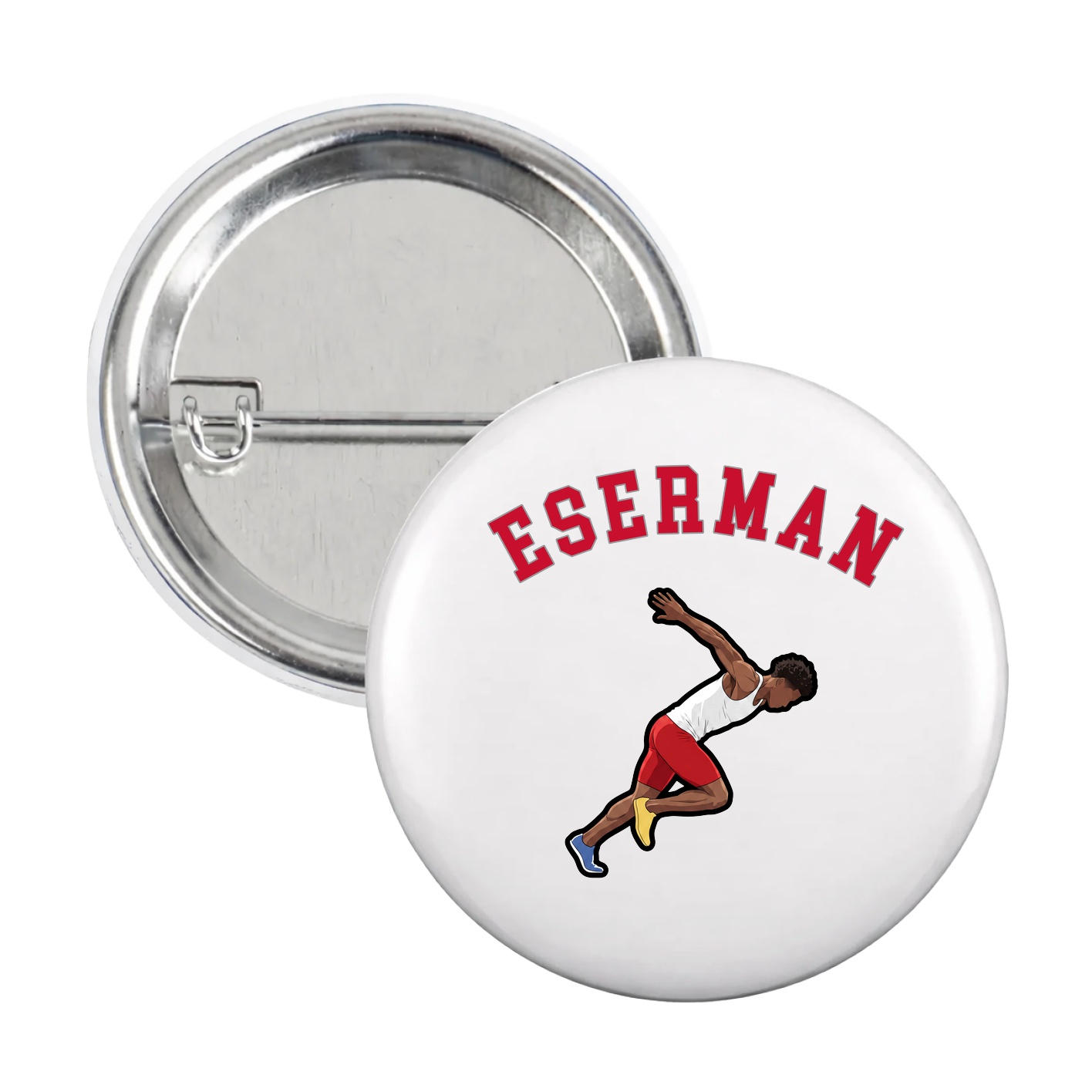Game Day Button — Shirsey Arch in White