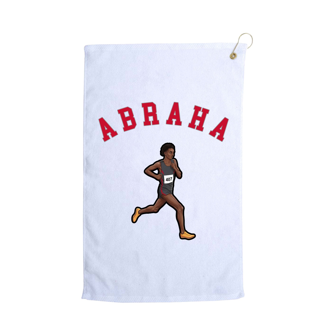 Golf Towel — Shirsey Arch in White