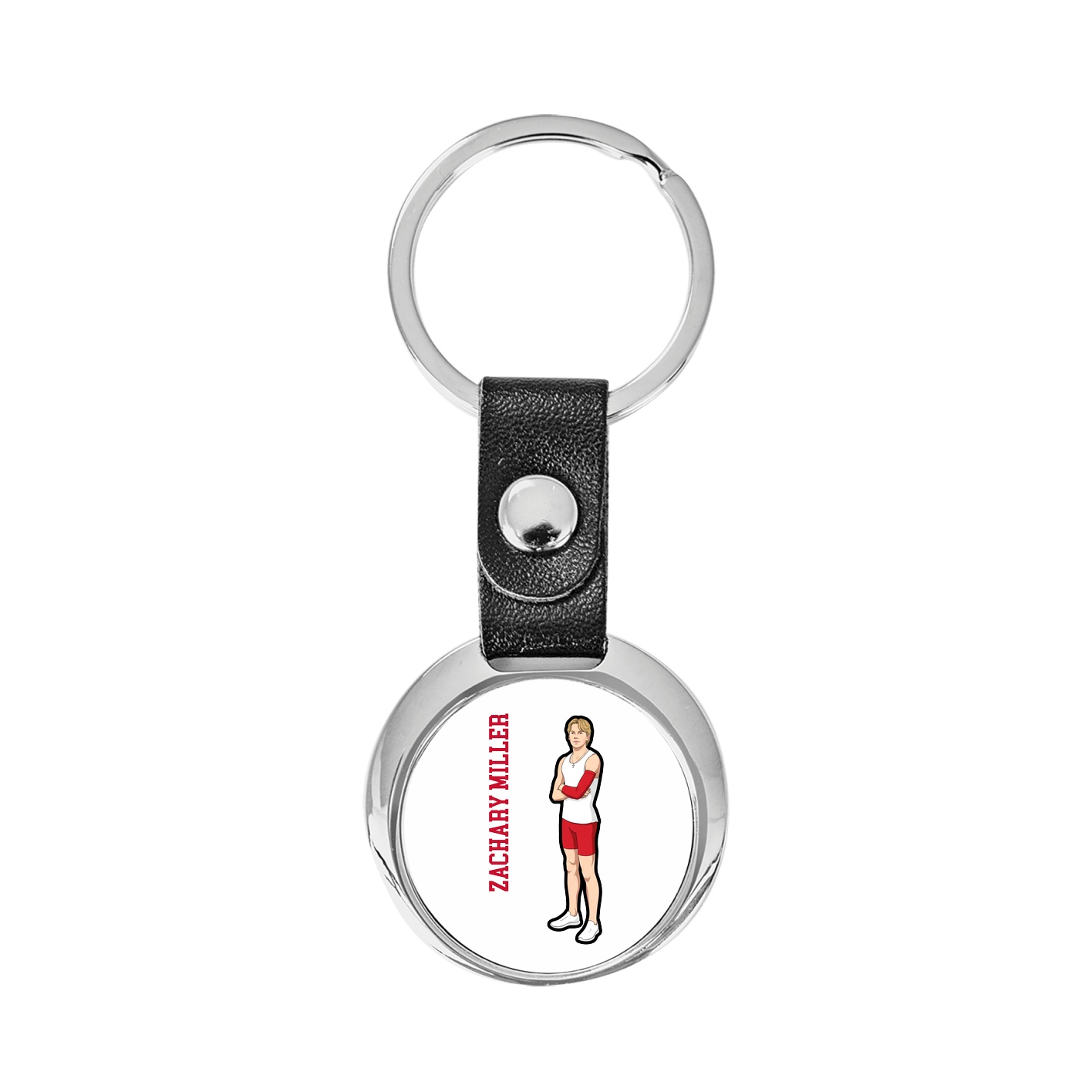 Key Chain — Name Vertical in Classic