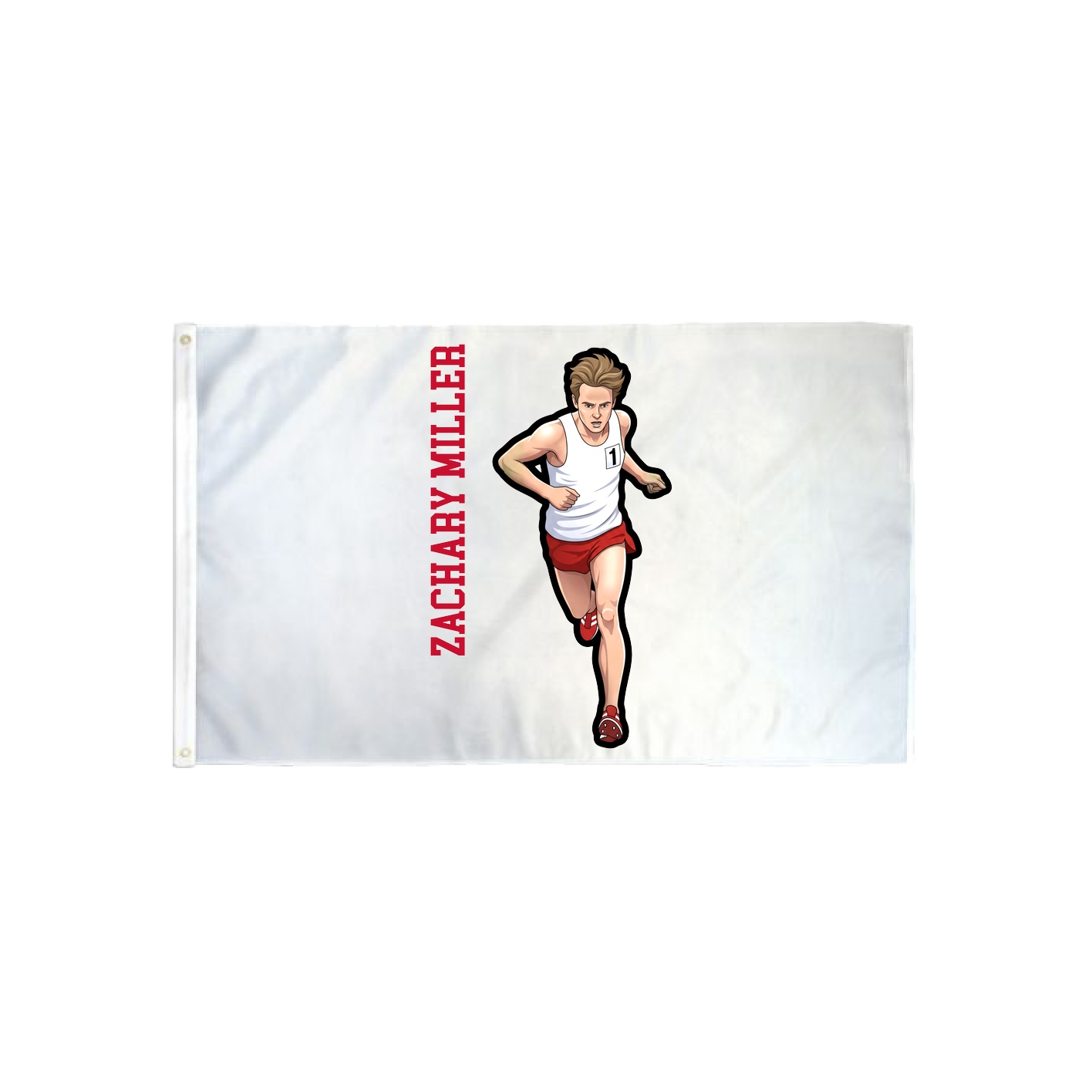 3x5 Flag — Name Vertical in Classic