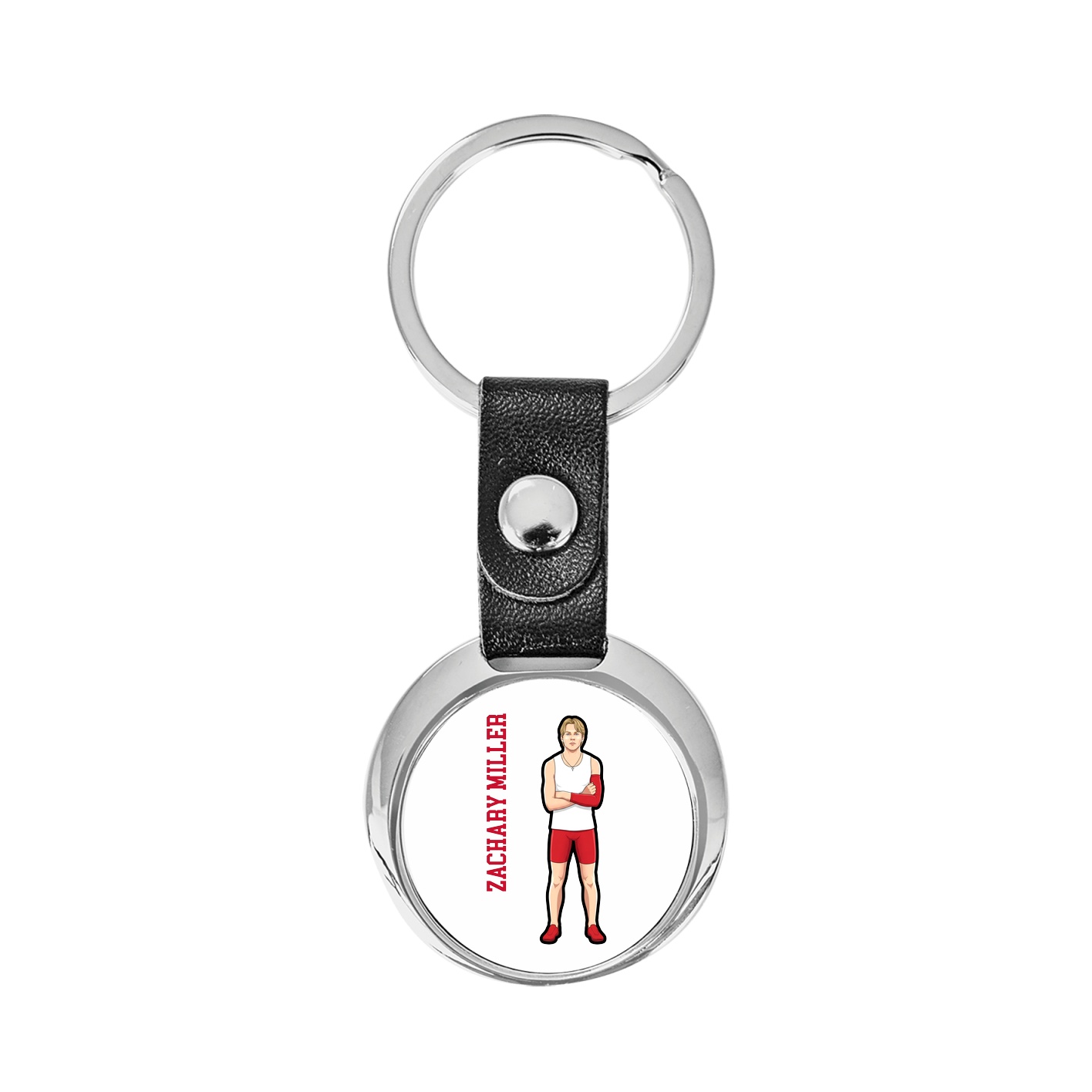Key Chain — Name Vertical in Classic