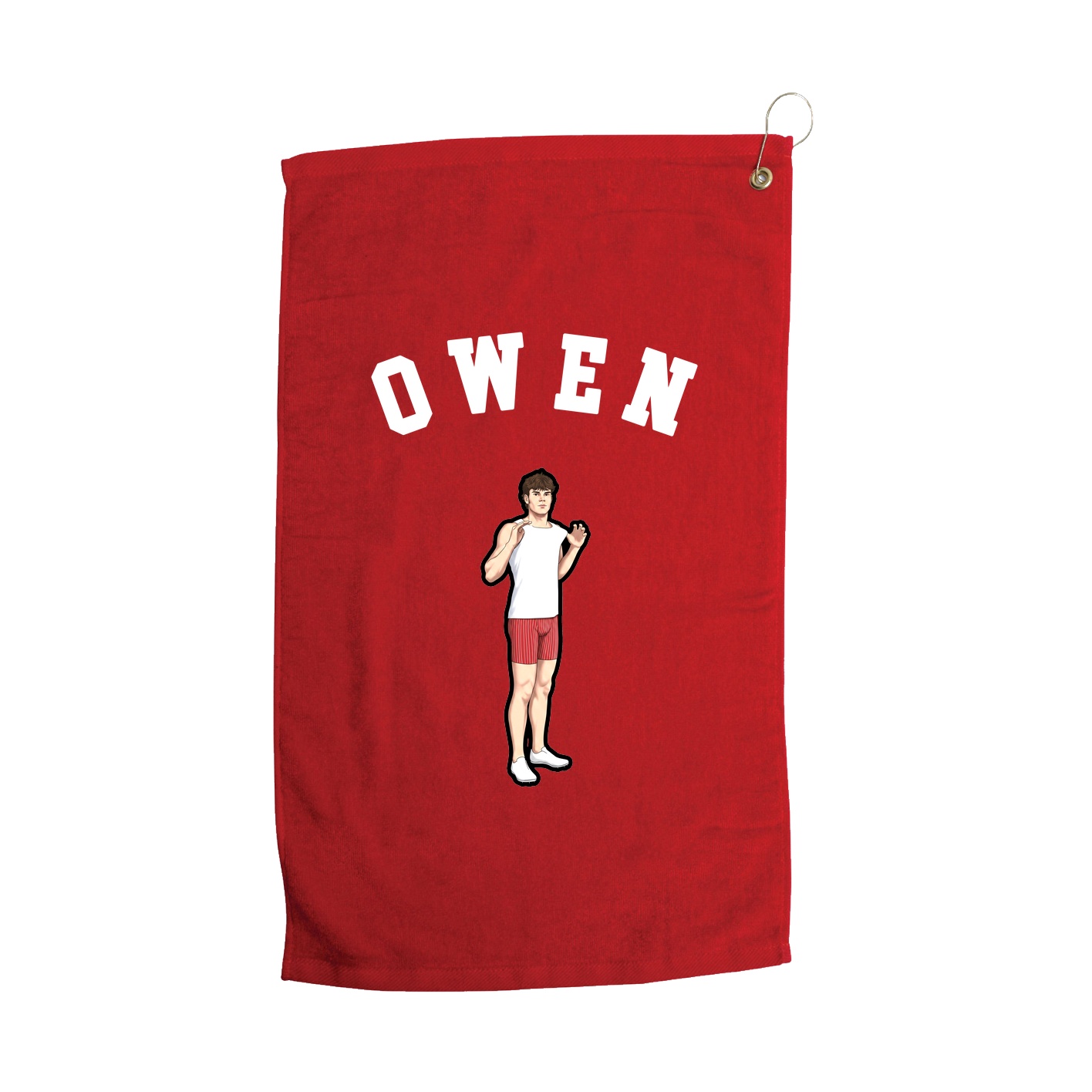Golf Towel — Shirsey Arch in Red