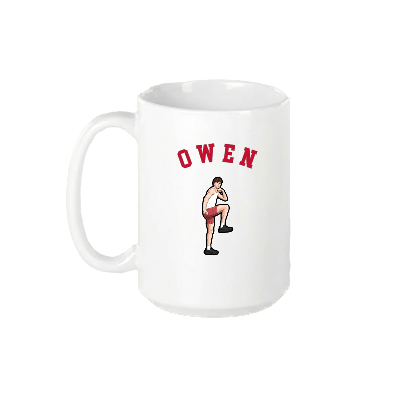 15oz Coffee Mug — Shirsey Arch in White