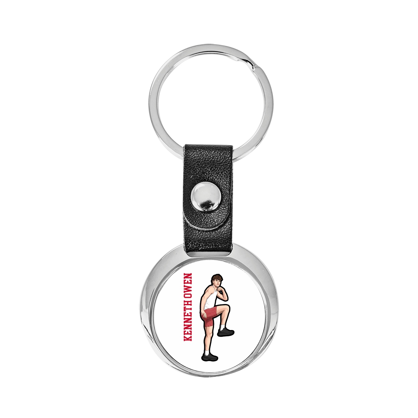Key Chain — Name Vertical in Classic