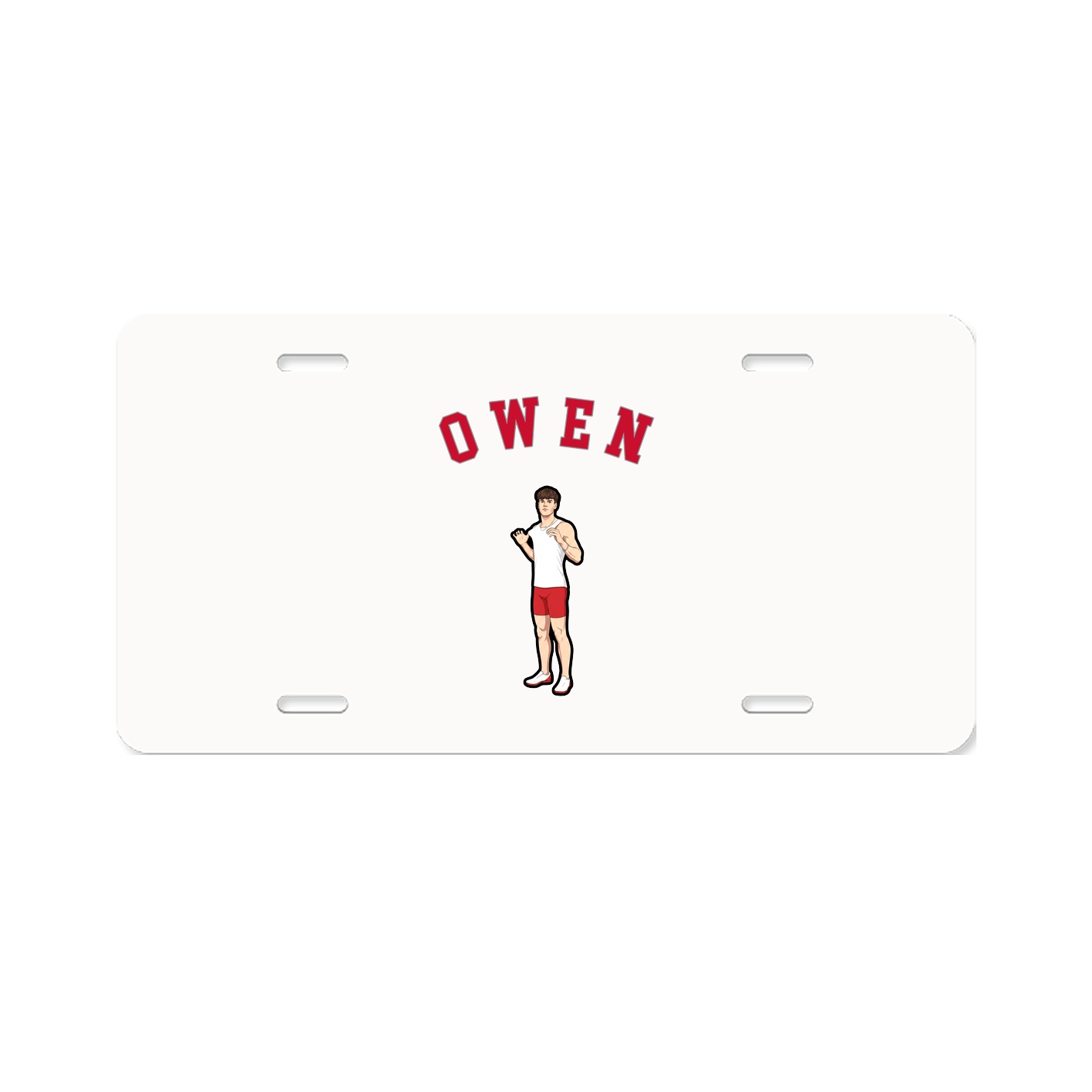 License Plate — Shirsey Arch in Classic