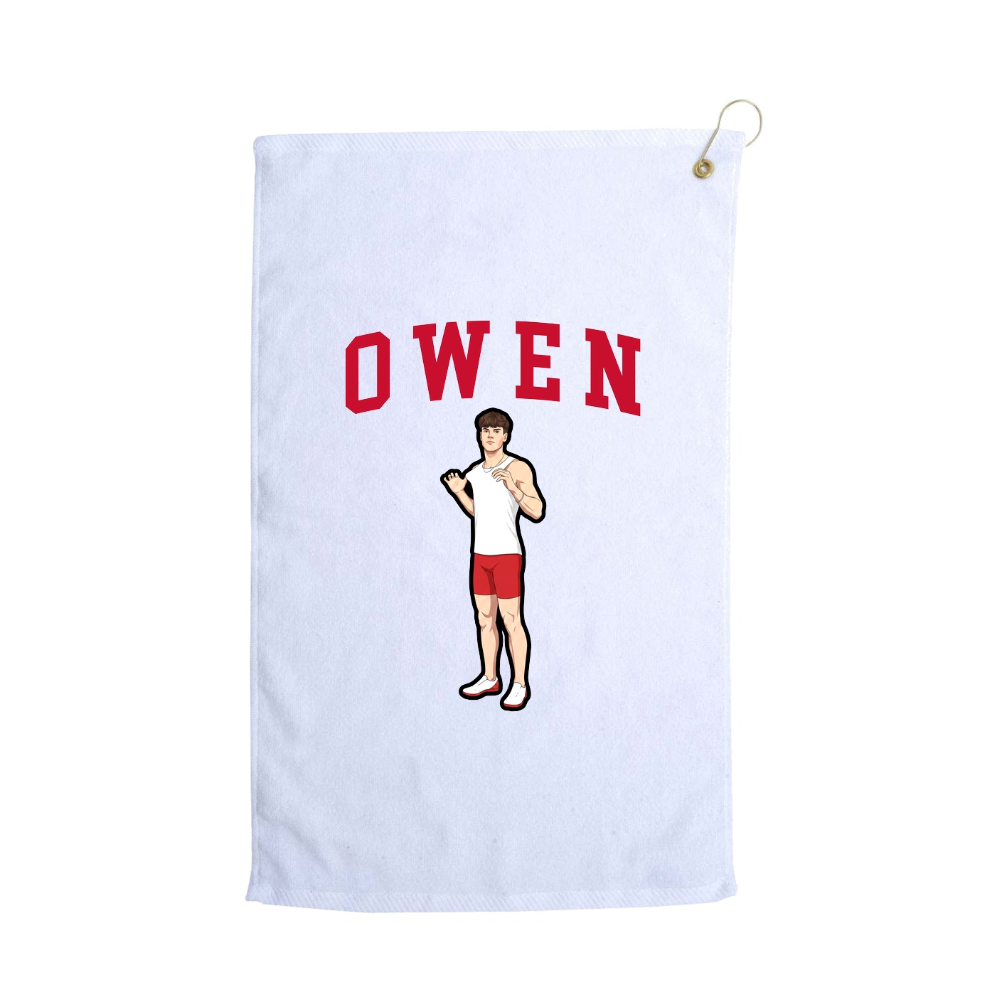 Golf Towel — Shirsey in White
