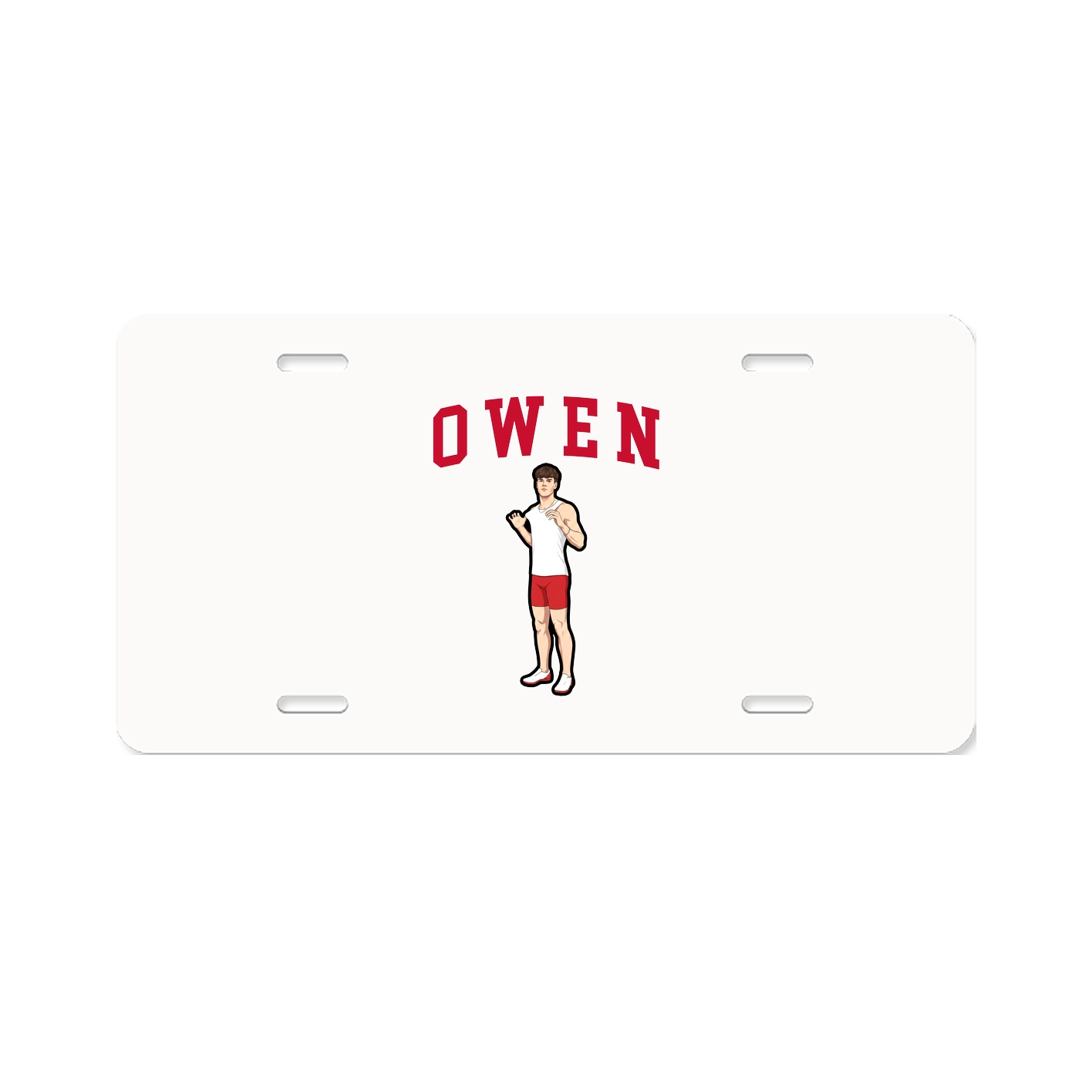 License Plate — Shirsey in Classic
