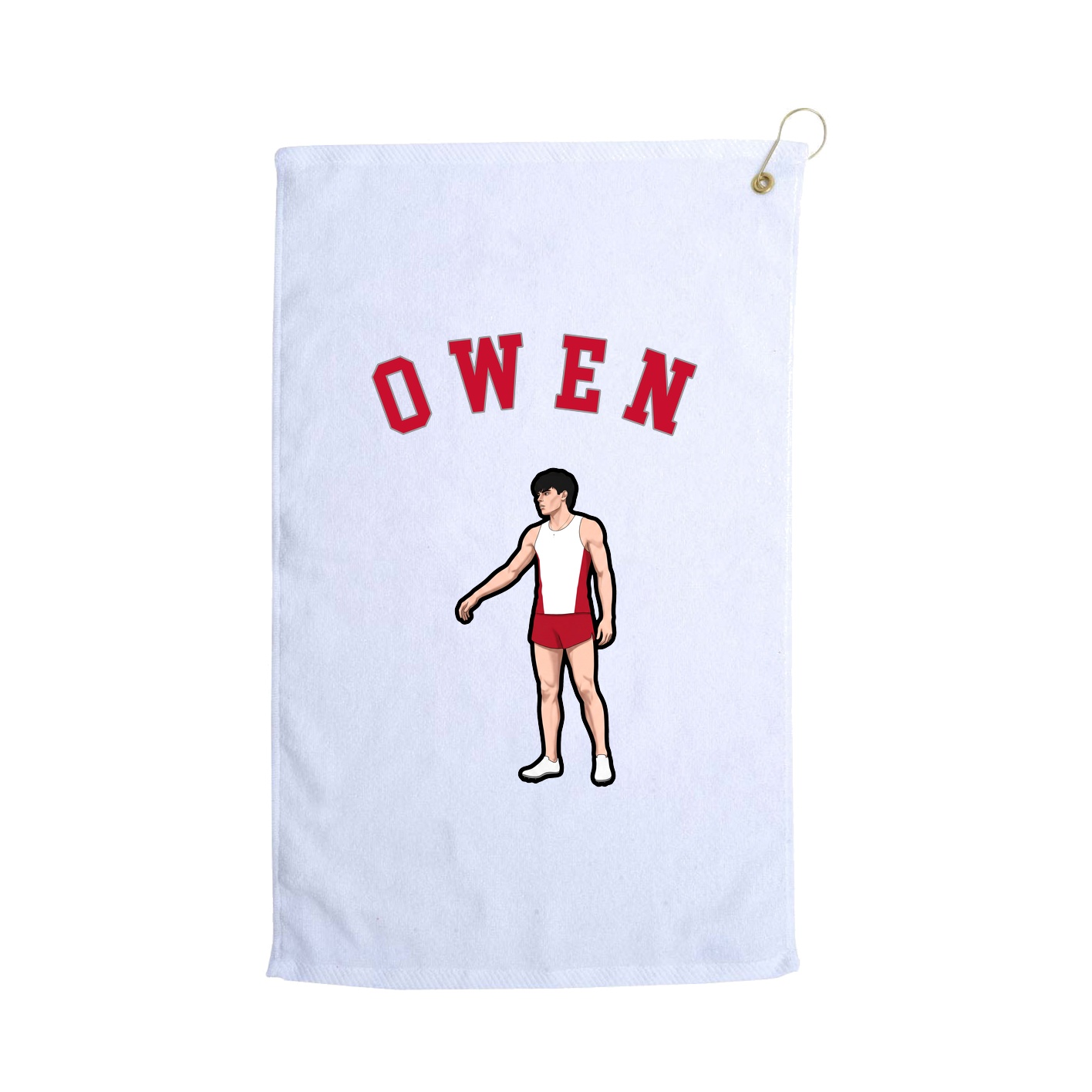 Golf Towel — Shirsey Arch in White