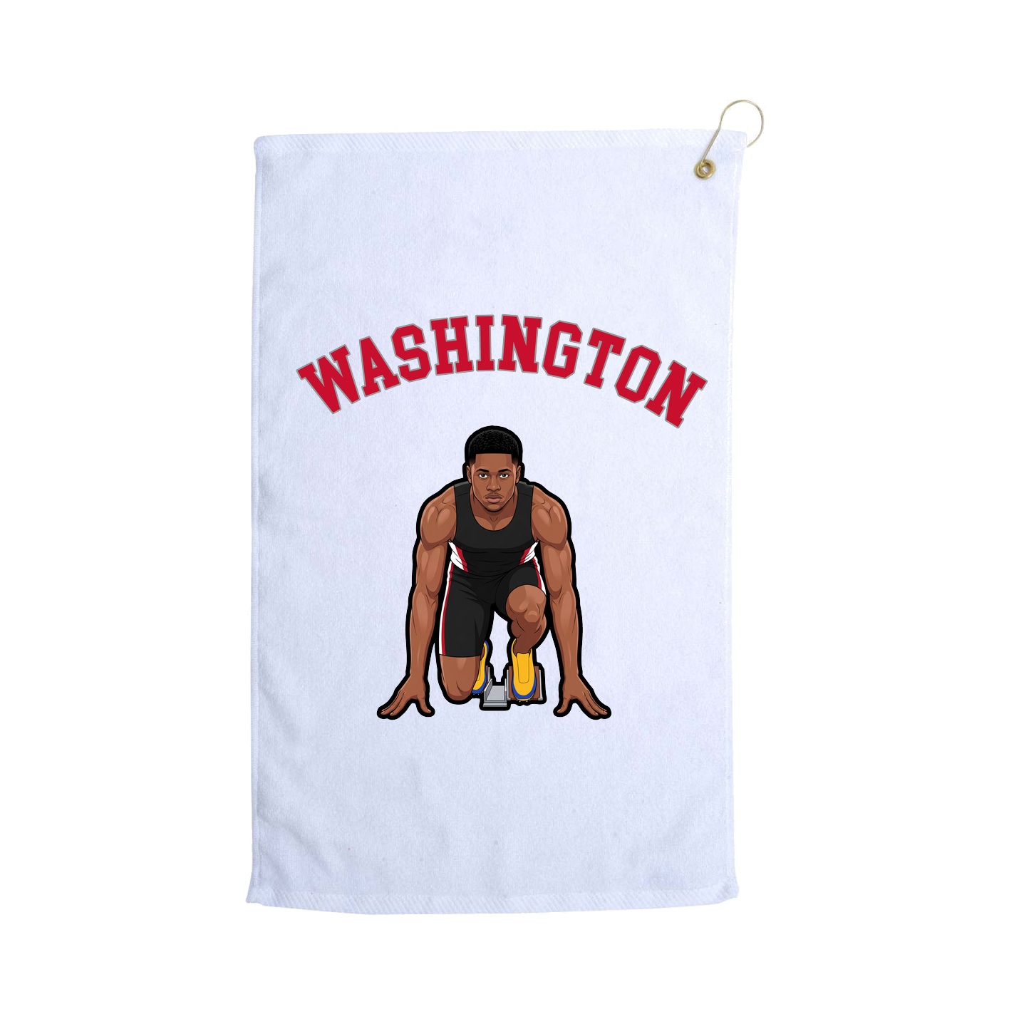 Golf Towel — Shirsey Arch in White