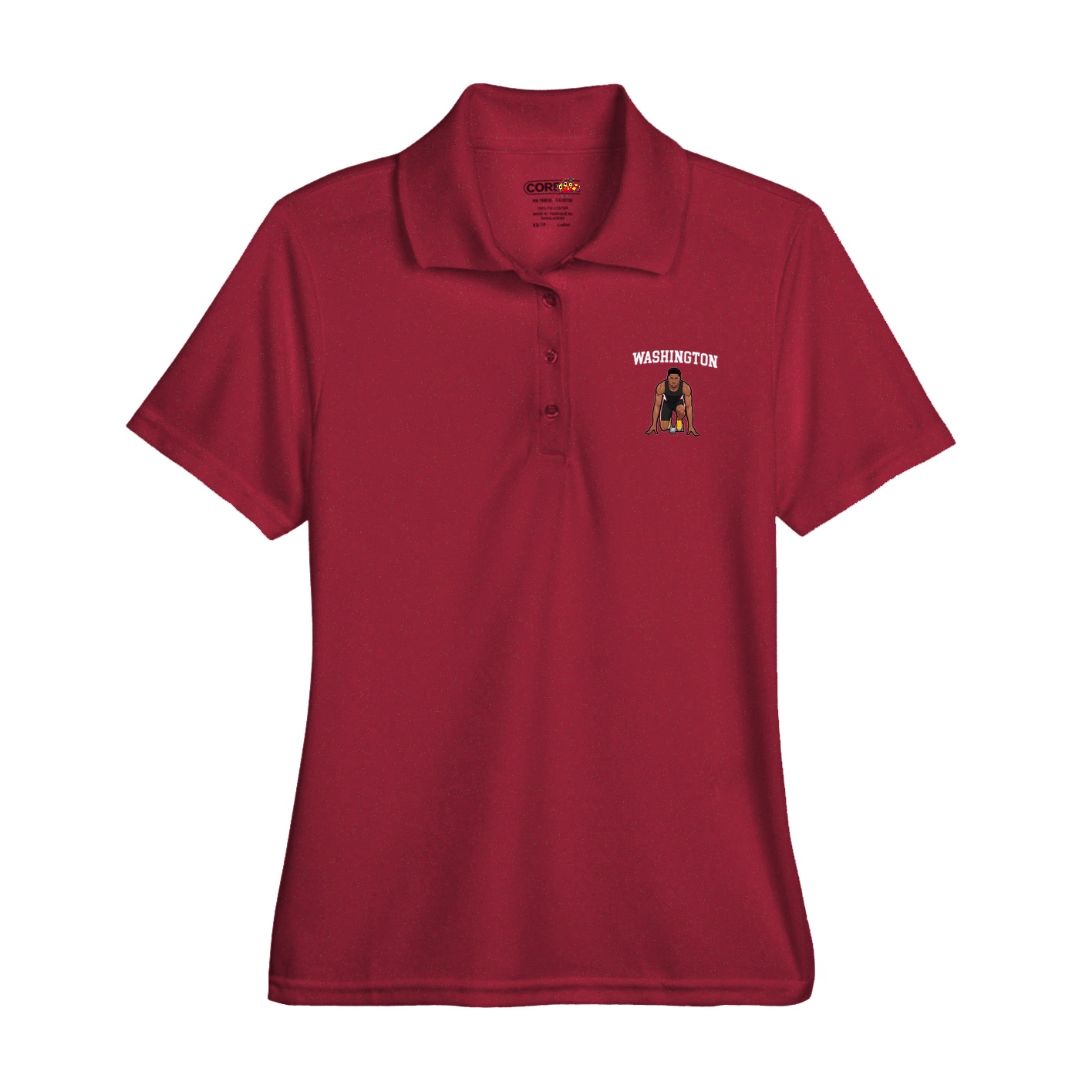 Womens Performance Polo — Shirsey in Red