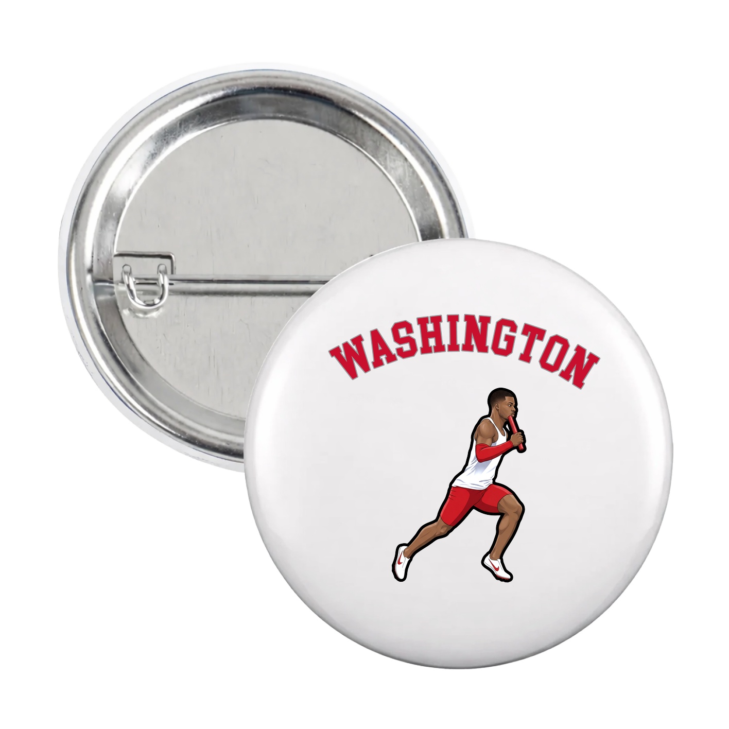 Game Day Button — Shirsey Arch in White