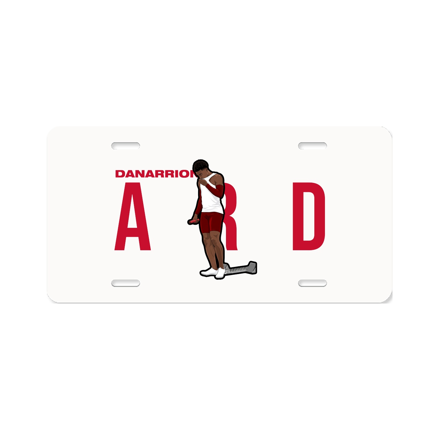 License Plate — Player Name in Classic