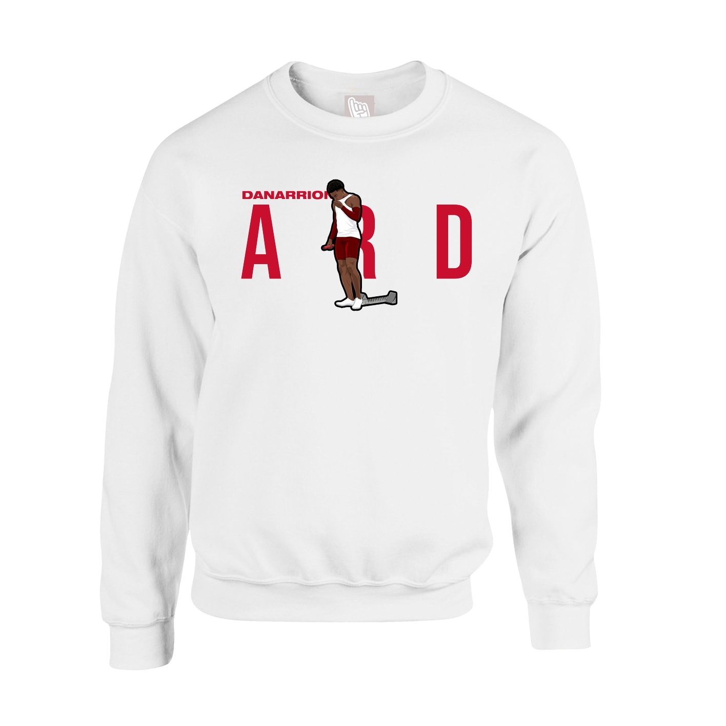 Fleece Crew — Player Name in White
