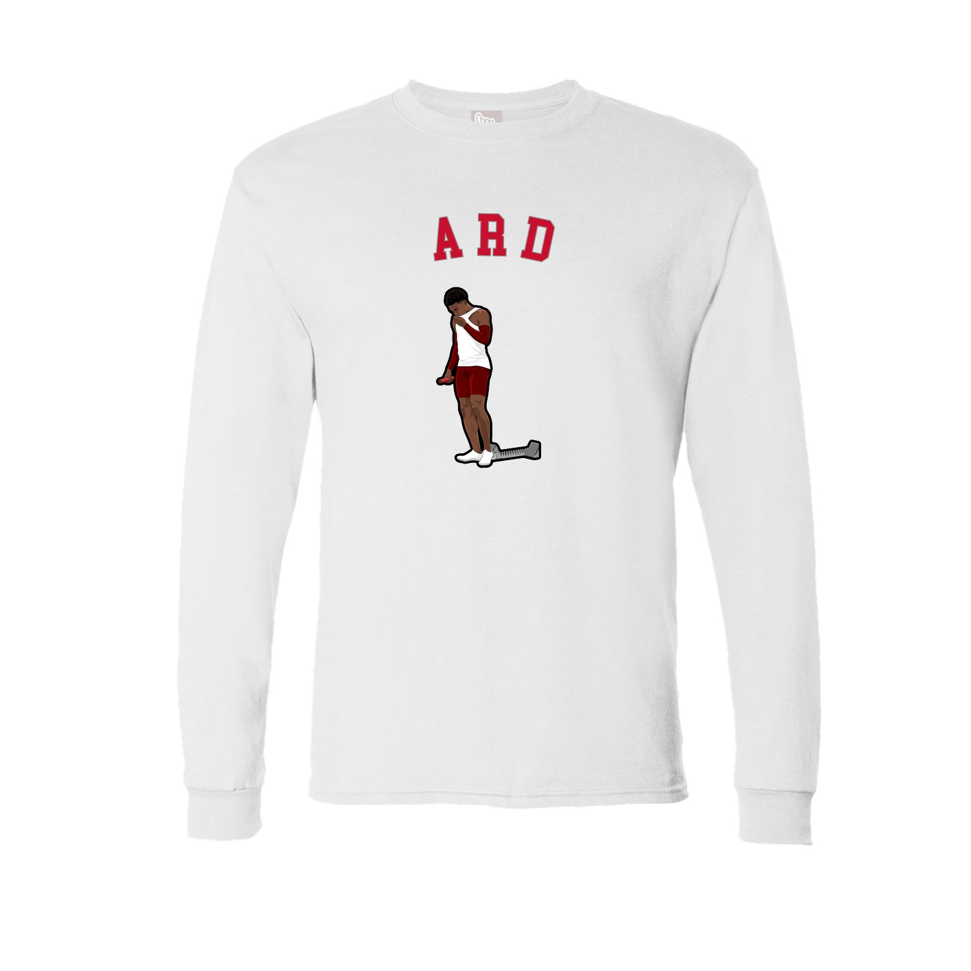 Long Sleeve Tee — Shirsey Arch in White