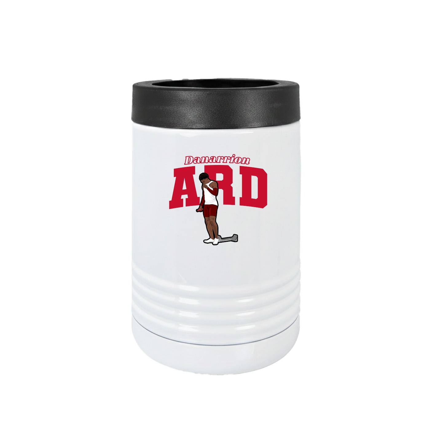 Beverage Holder — Name Arch in White