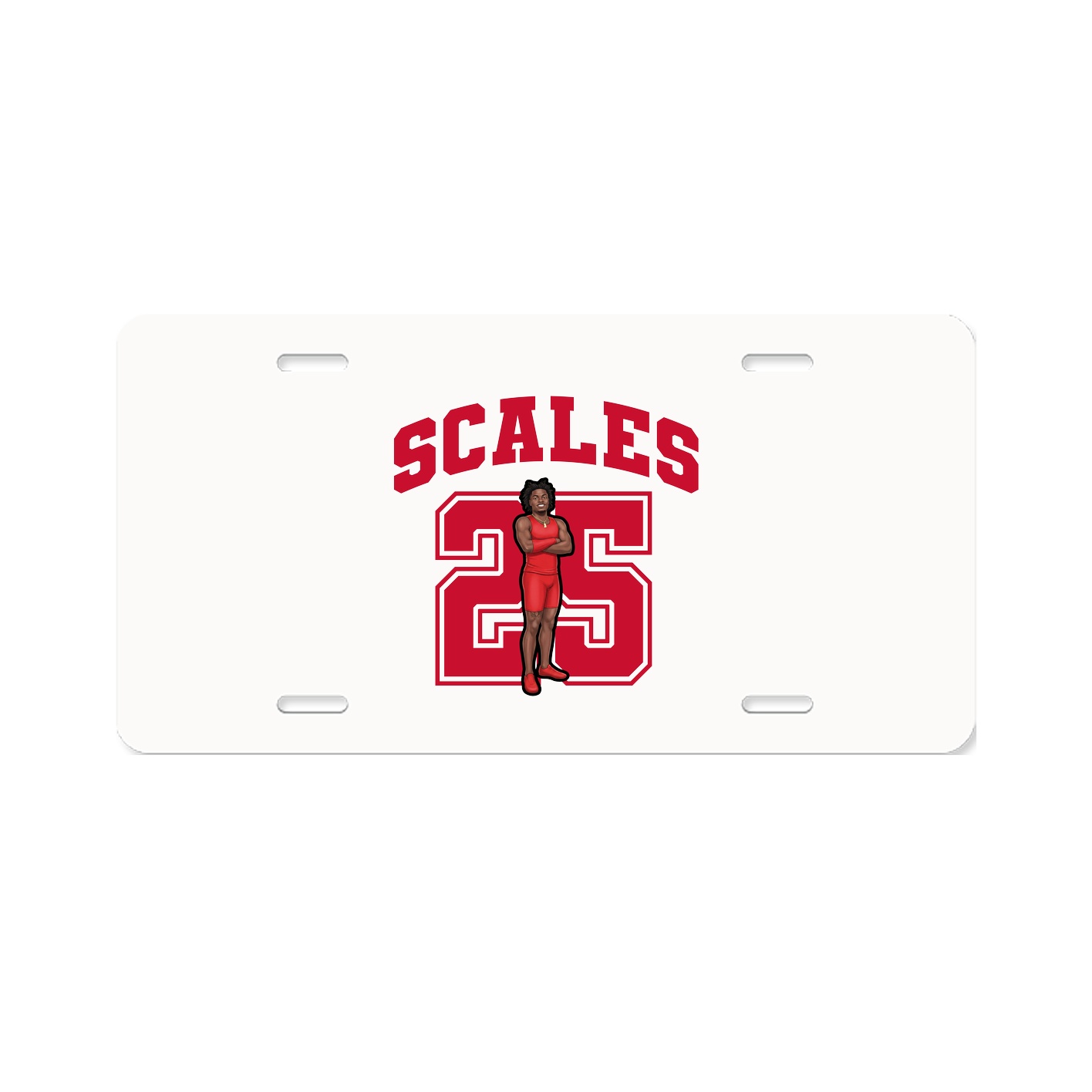 License Plate — Number in Classic