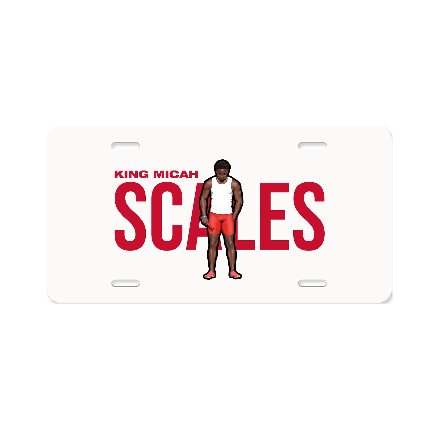 License Plate — Player Name in Classic