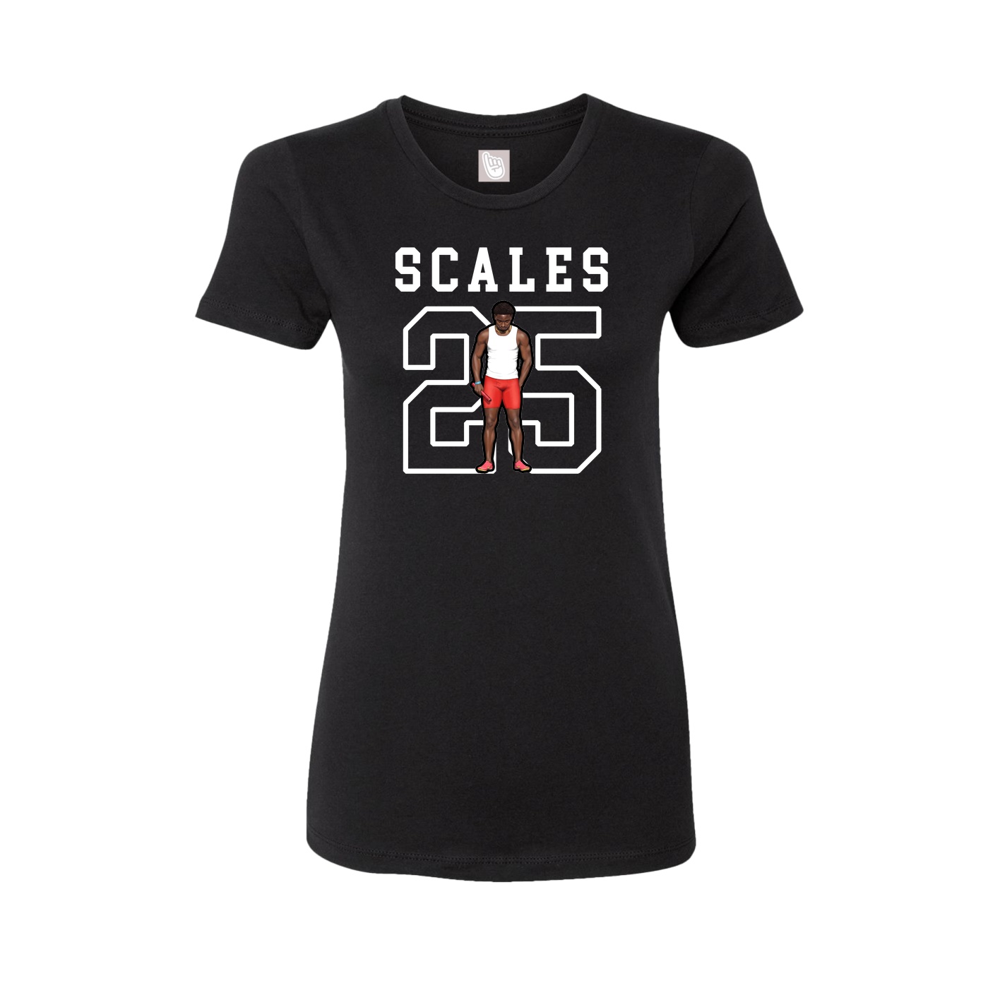 Fitted Women's Tee — Shirsey in Black