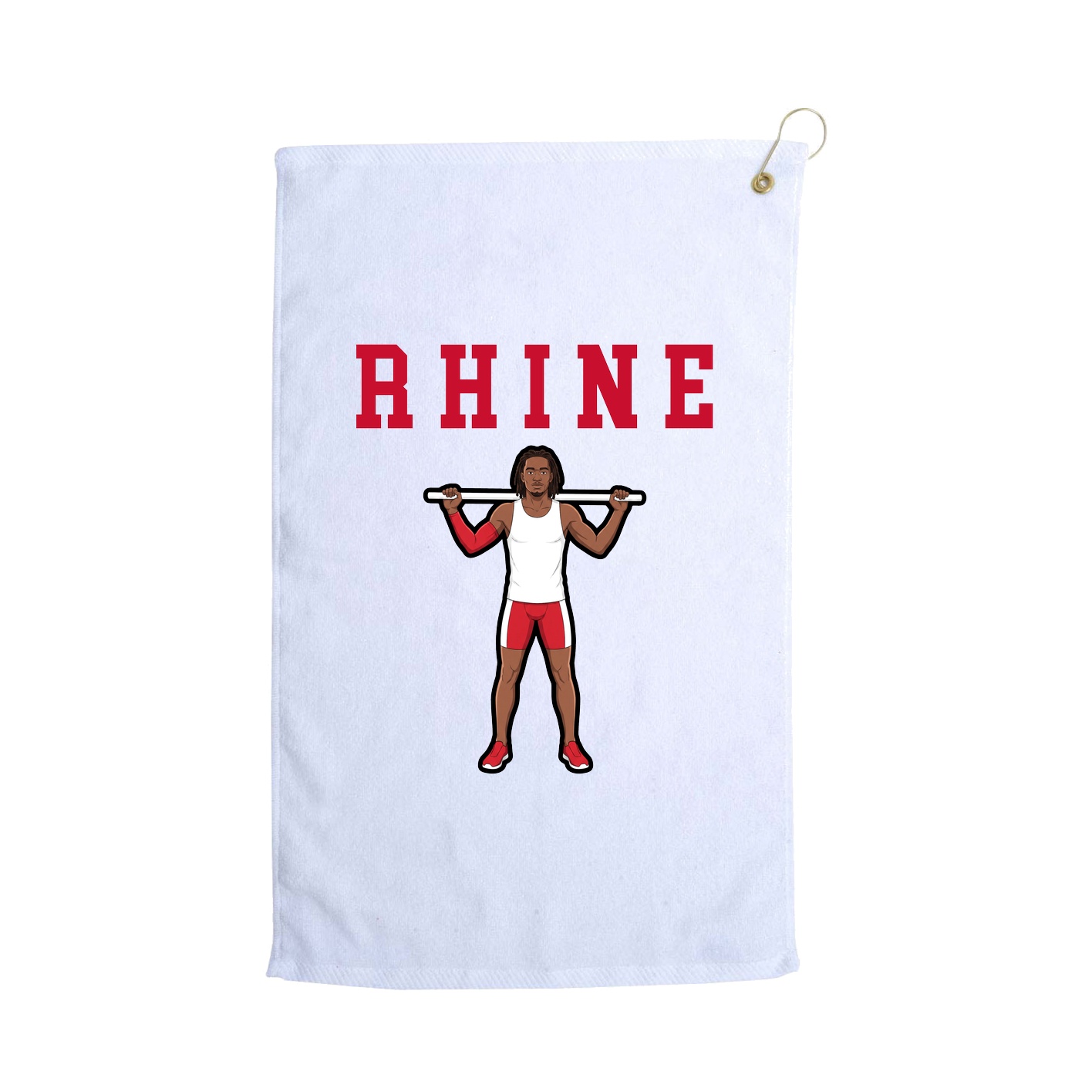 Golf Towel — Shirsey in White