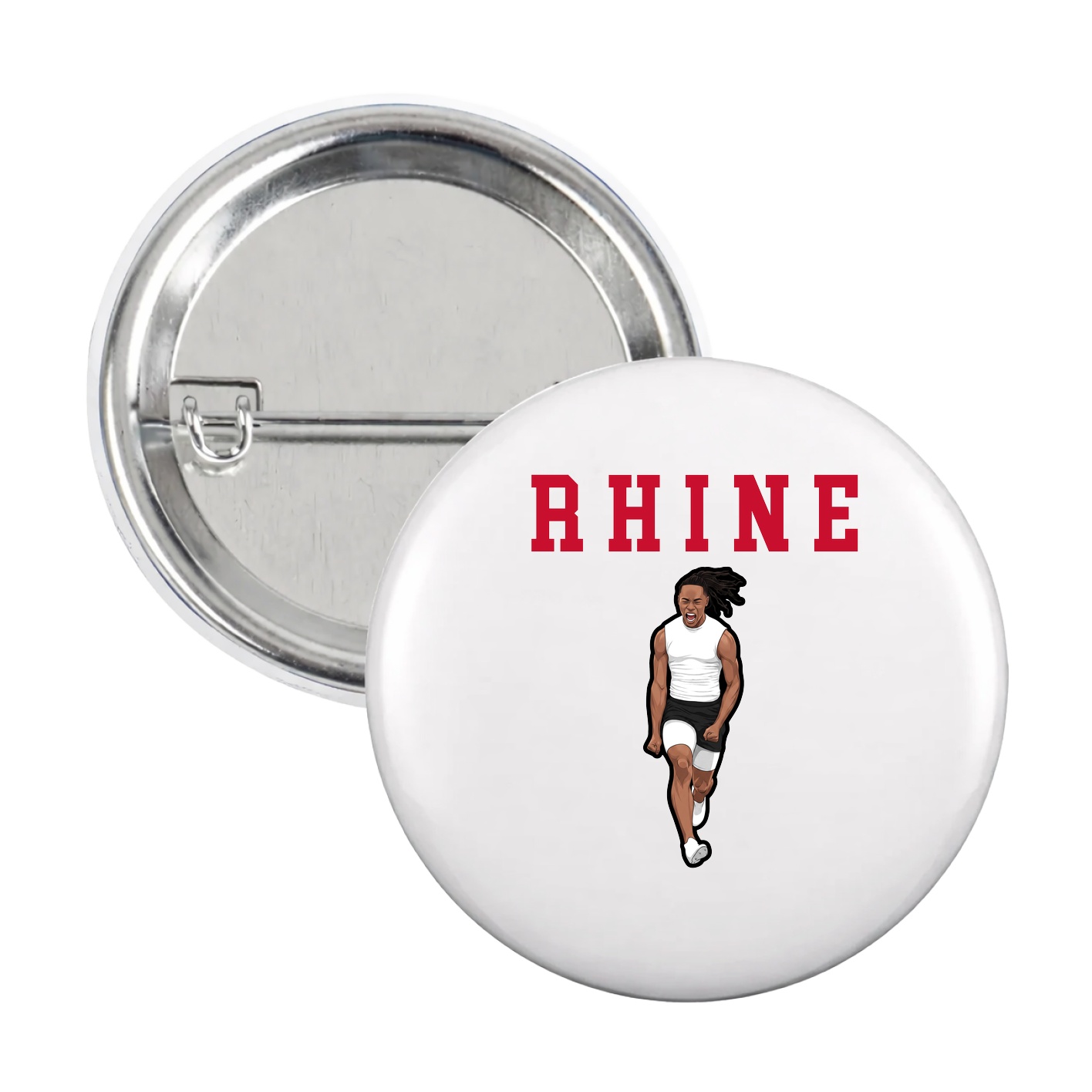 Game Day Button — Shirsey in White