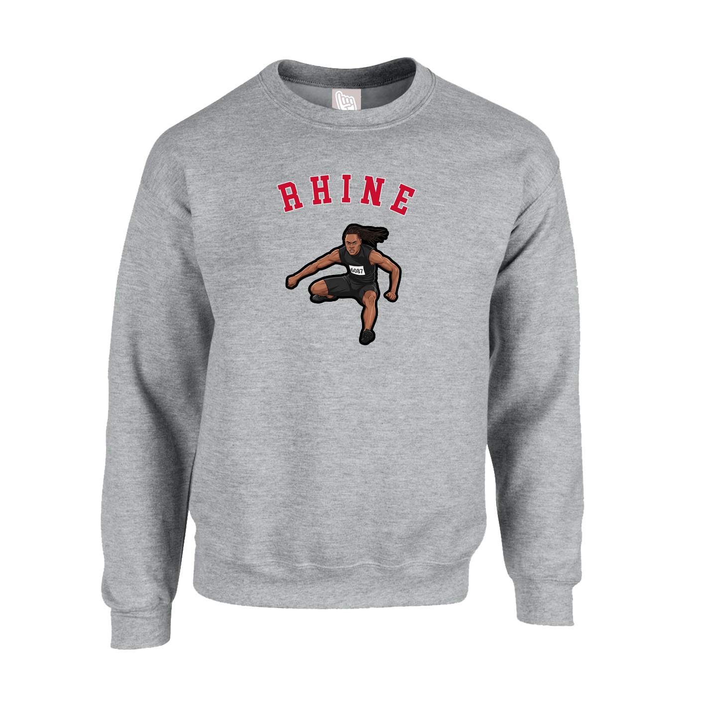 Fleece Crew — Shirsey Arch in Grey