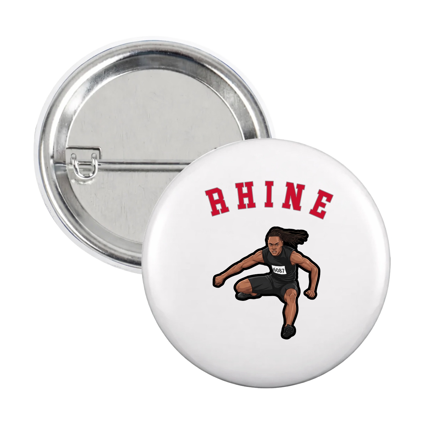 Game Day Button — Shirsey Arch in White