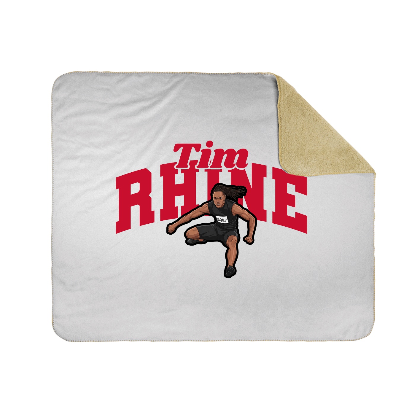 Throw Blanket — Signature Arch in White