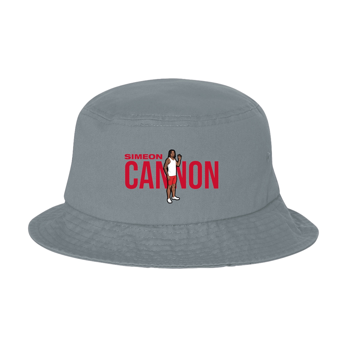 Bucket Cap — Player Name in Grey