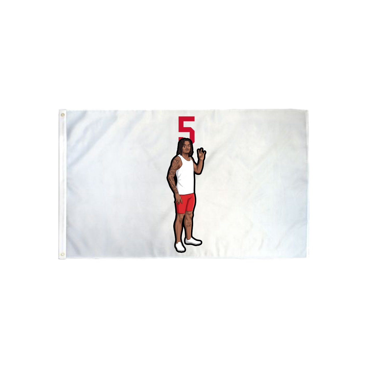 3x5 Flag — Number Top in Classic