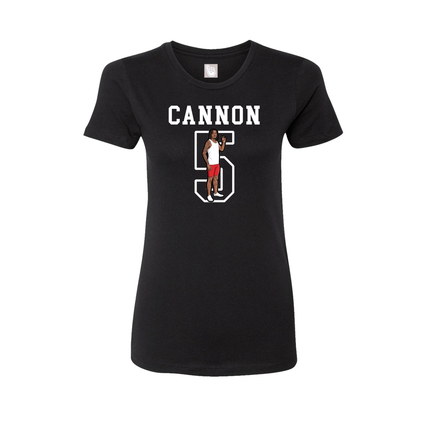 Fitted Women's Tee — Shirsey in Black