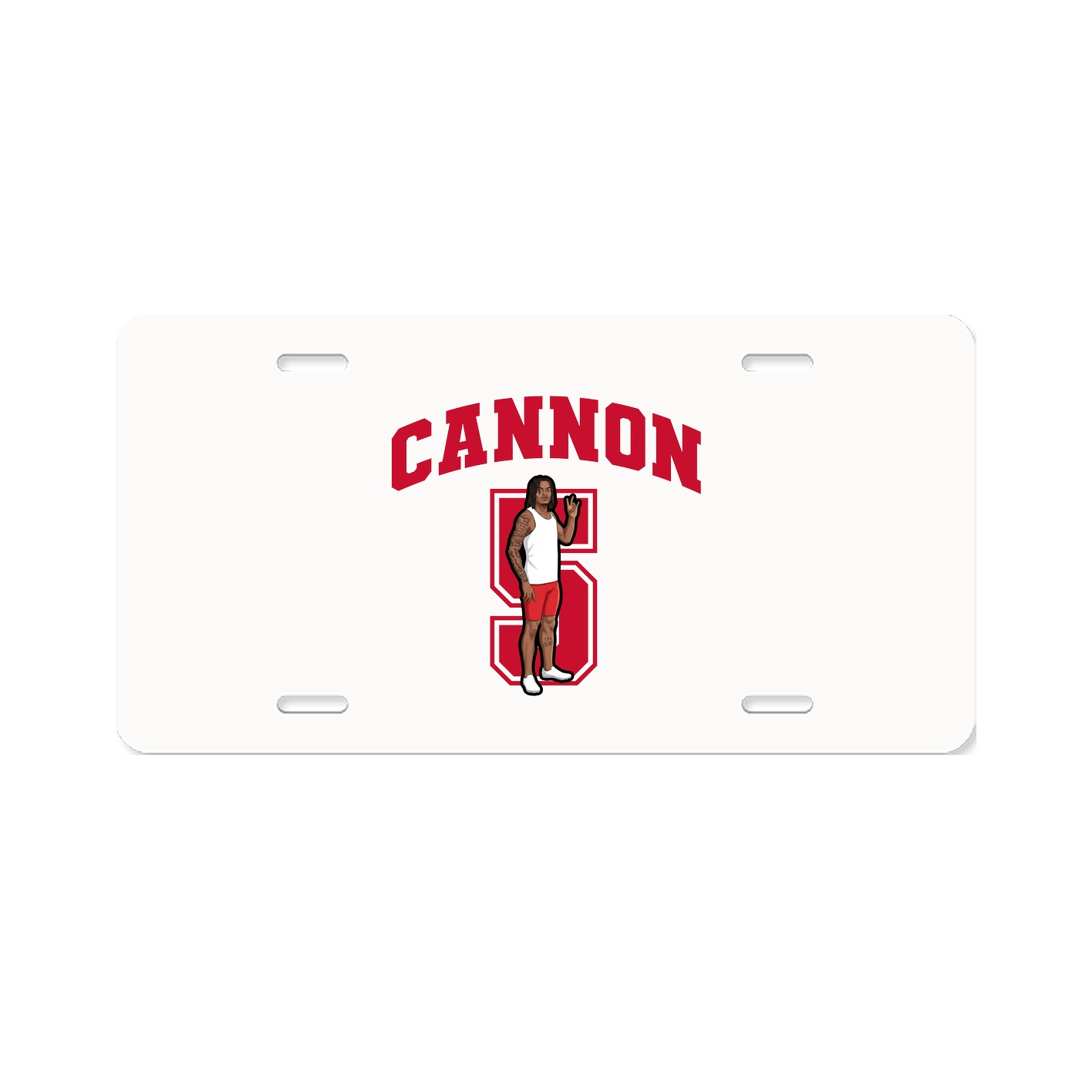License Plate — Number in Classic