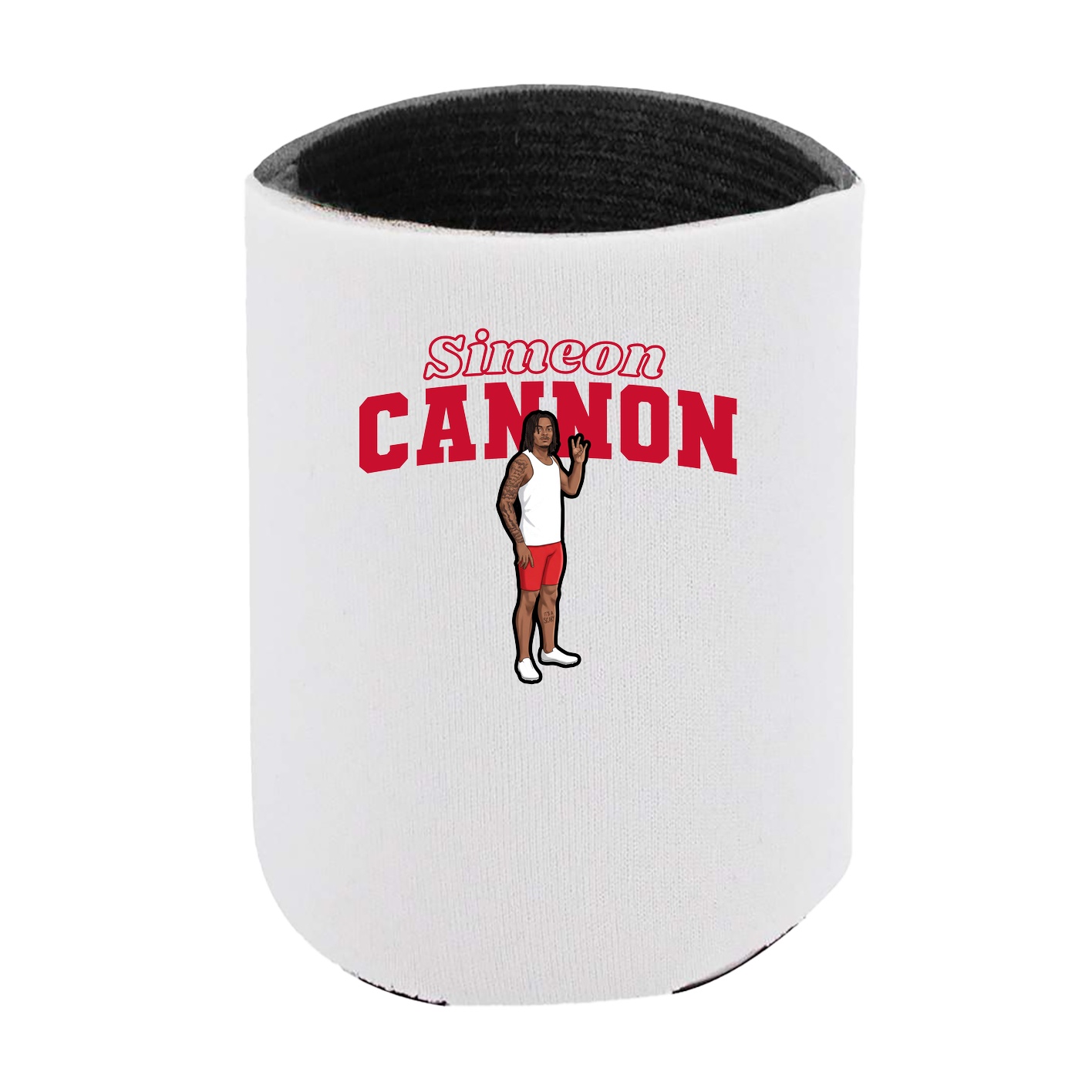 Can Holder — Name Arch in White