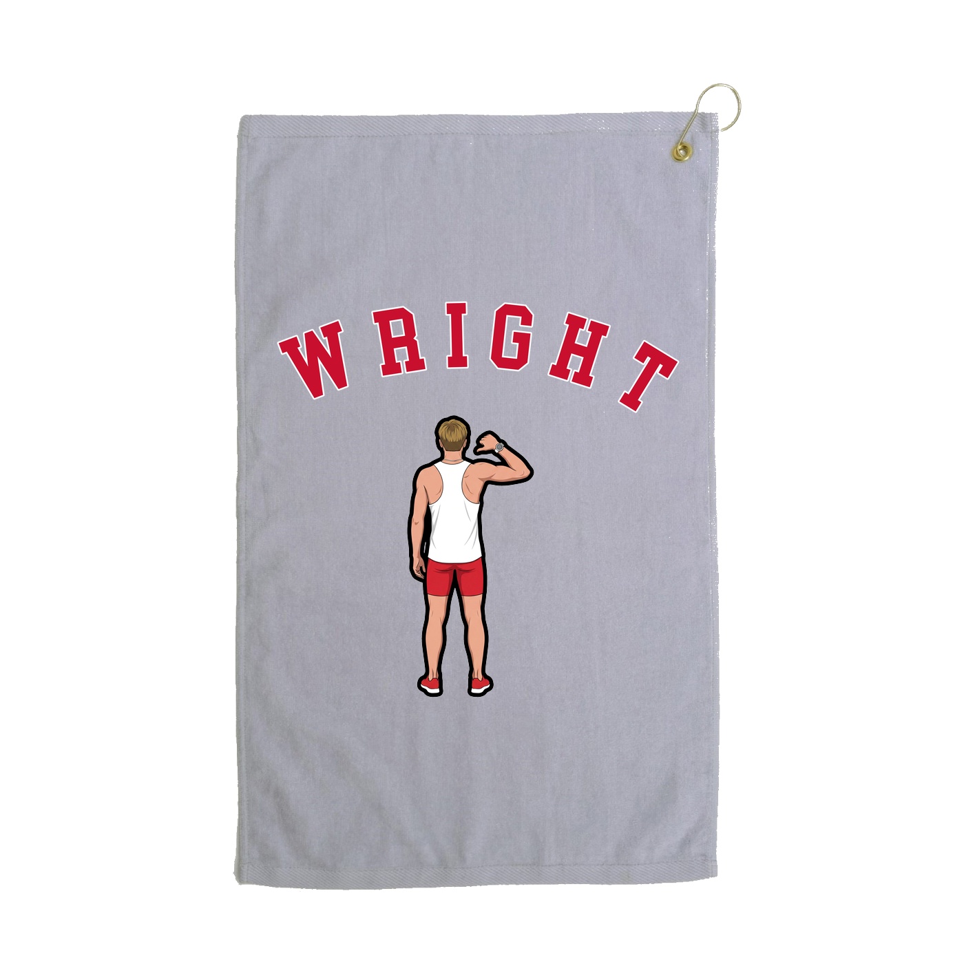 Golf Towel — Shirsey Arch in Grey