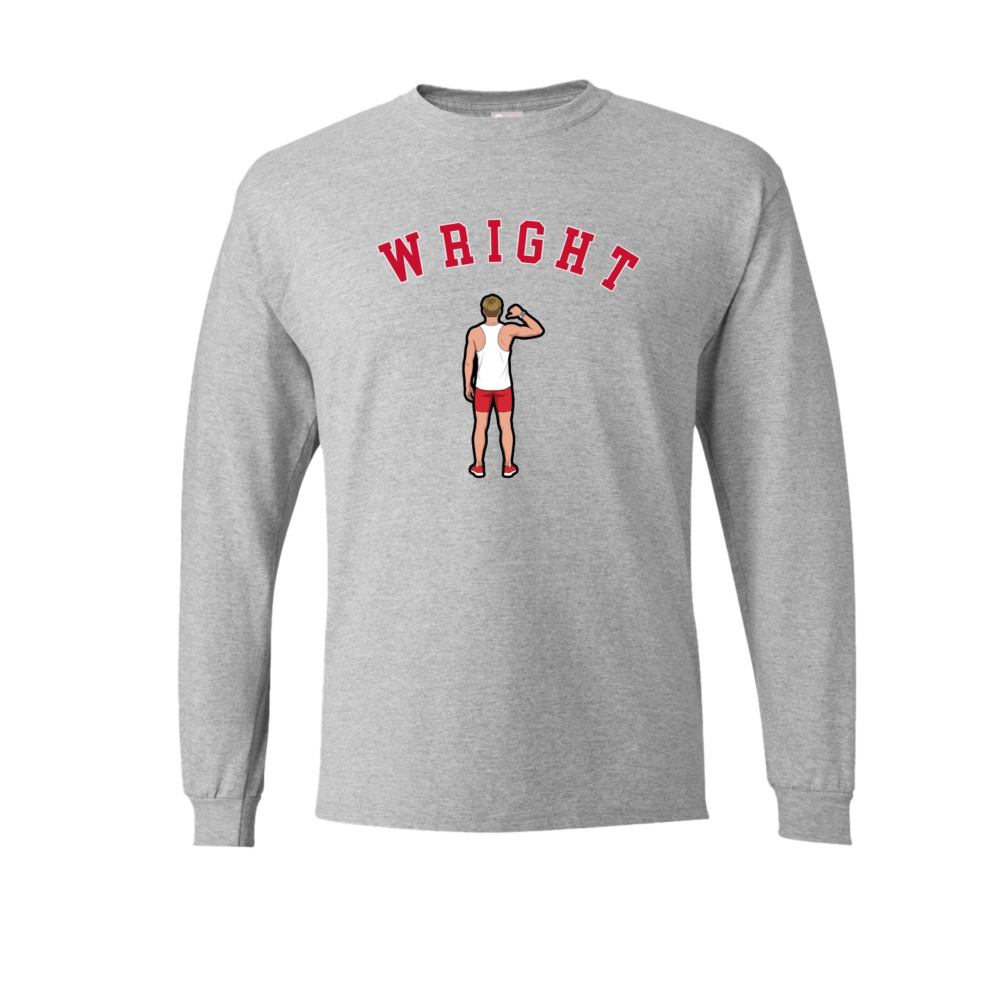Long Sleeve Tee — Shirsey Arch in Grey