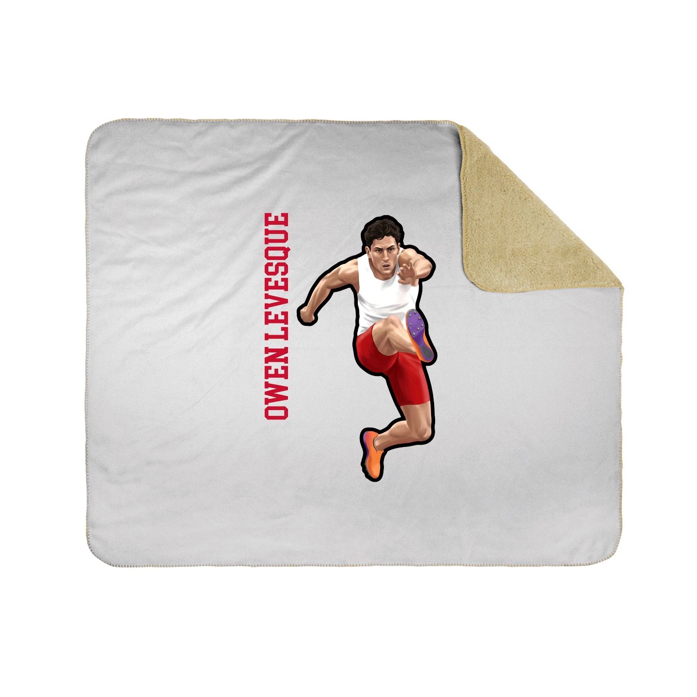 50x60 Sherpa Lined Throw Blanket