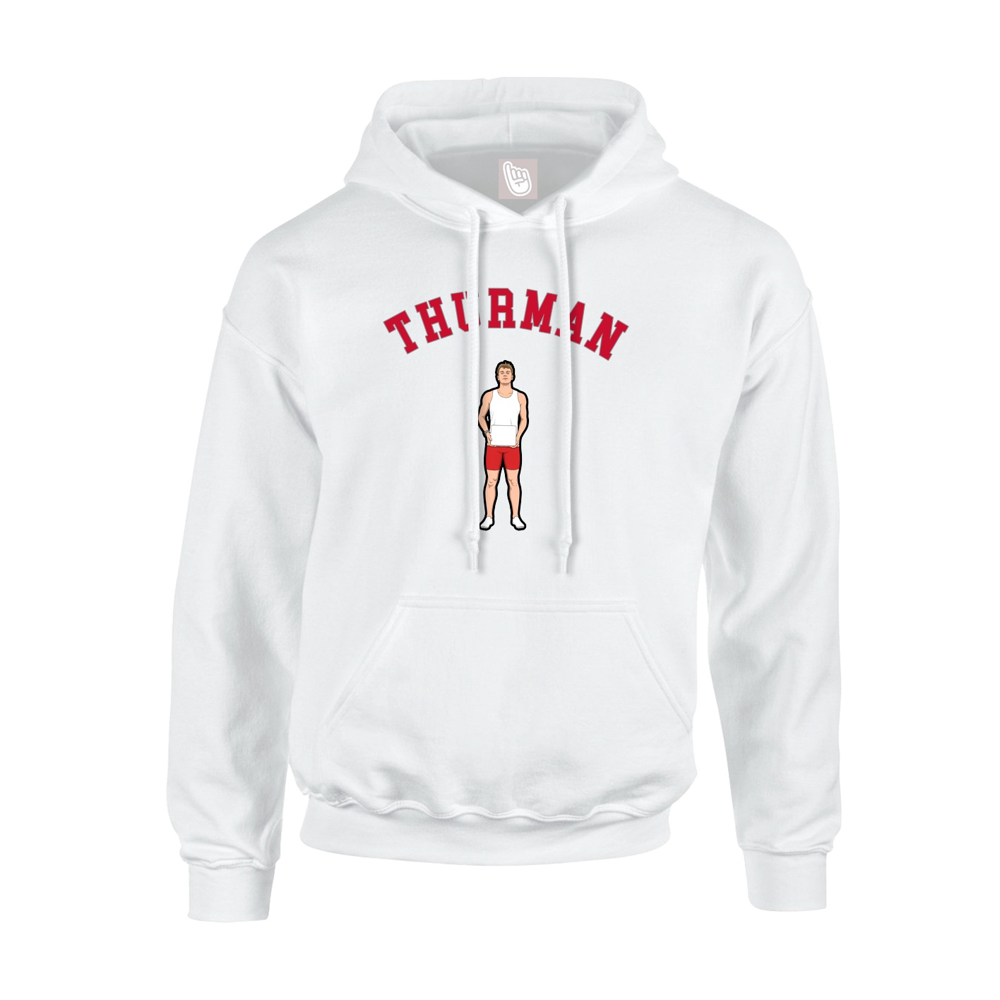 Hoodie — Shirsey Arch in White