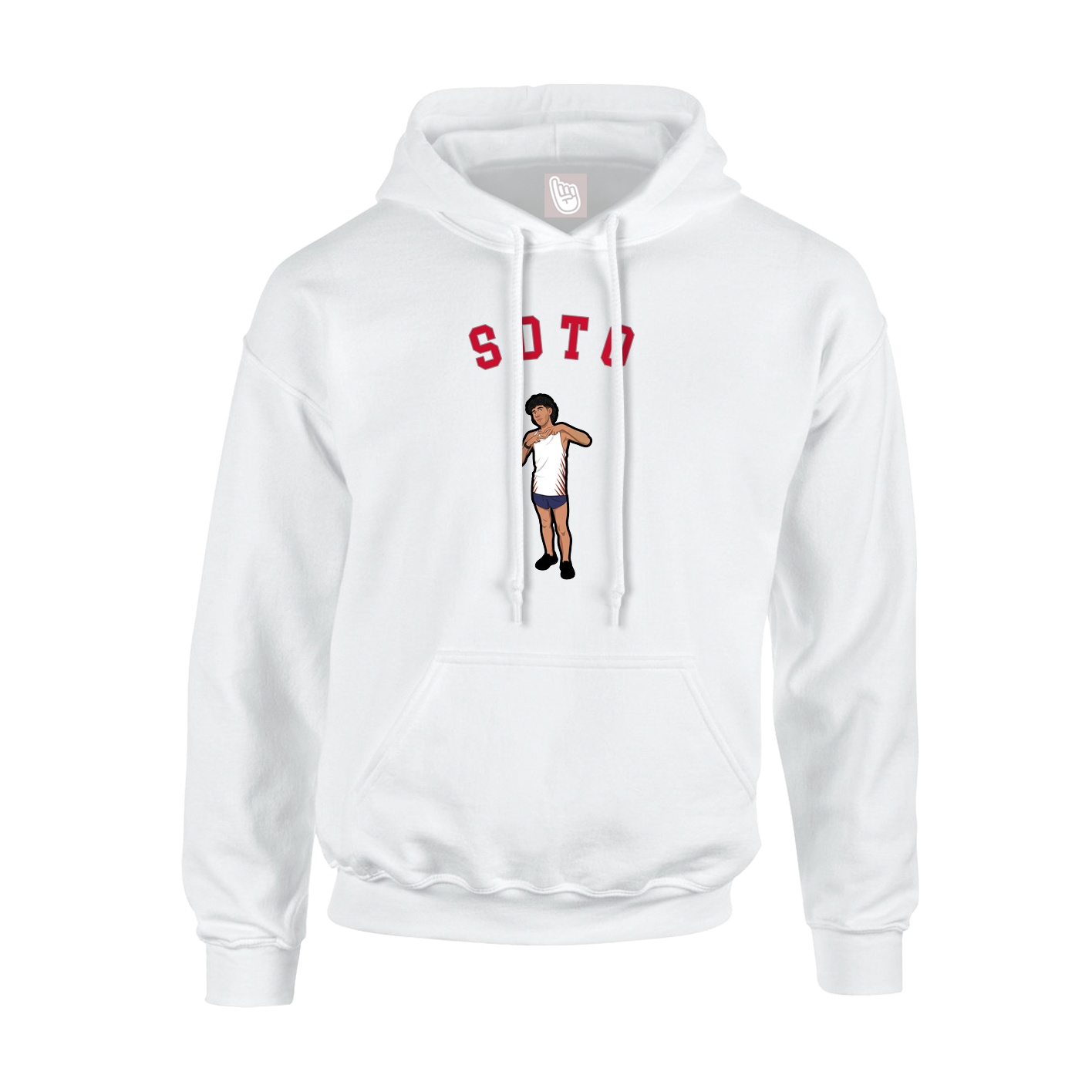 Youth Hoodie — Shirsey Arch in White