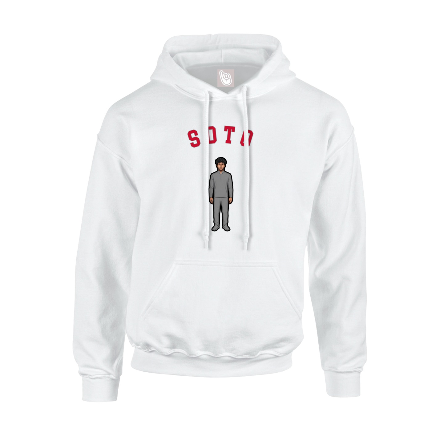 Hoodie — Shirsey Arch in White